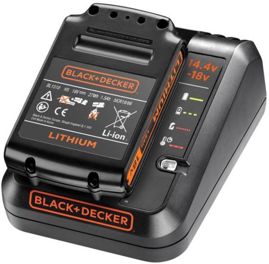 NABÍJAČKA 1A 14,4-18V + AKUMULÁTOR 1,5 AH Black and Decker BDC1A15