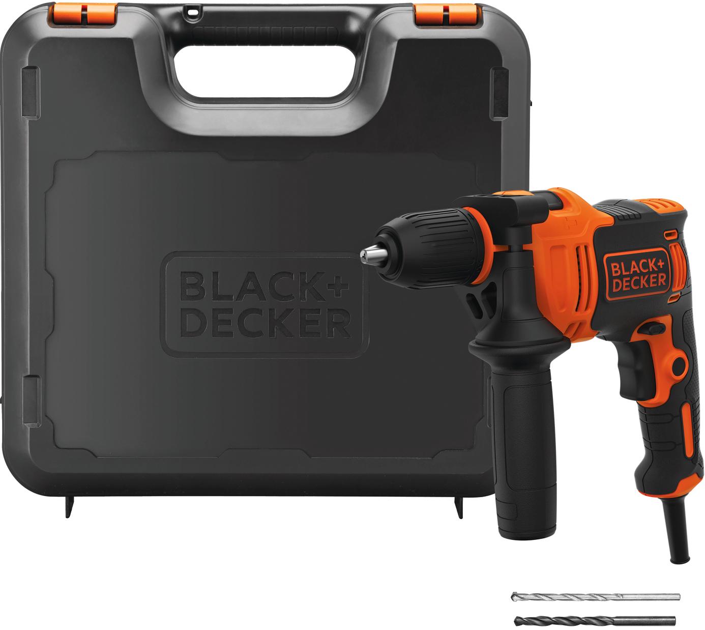 VŔTAČKA PRÍKLEPOVÁ 550W V KUFRÍKU Black and Decker BEH550K