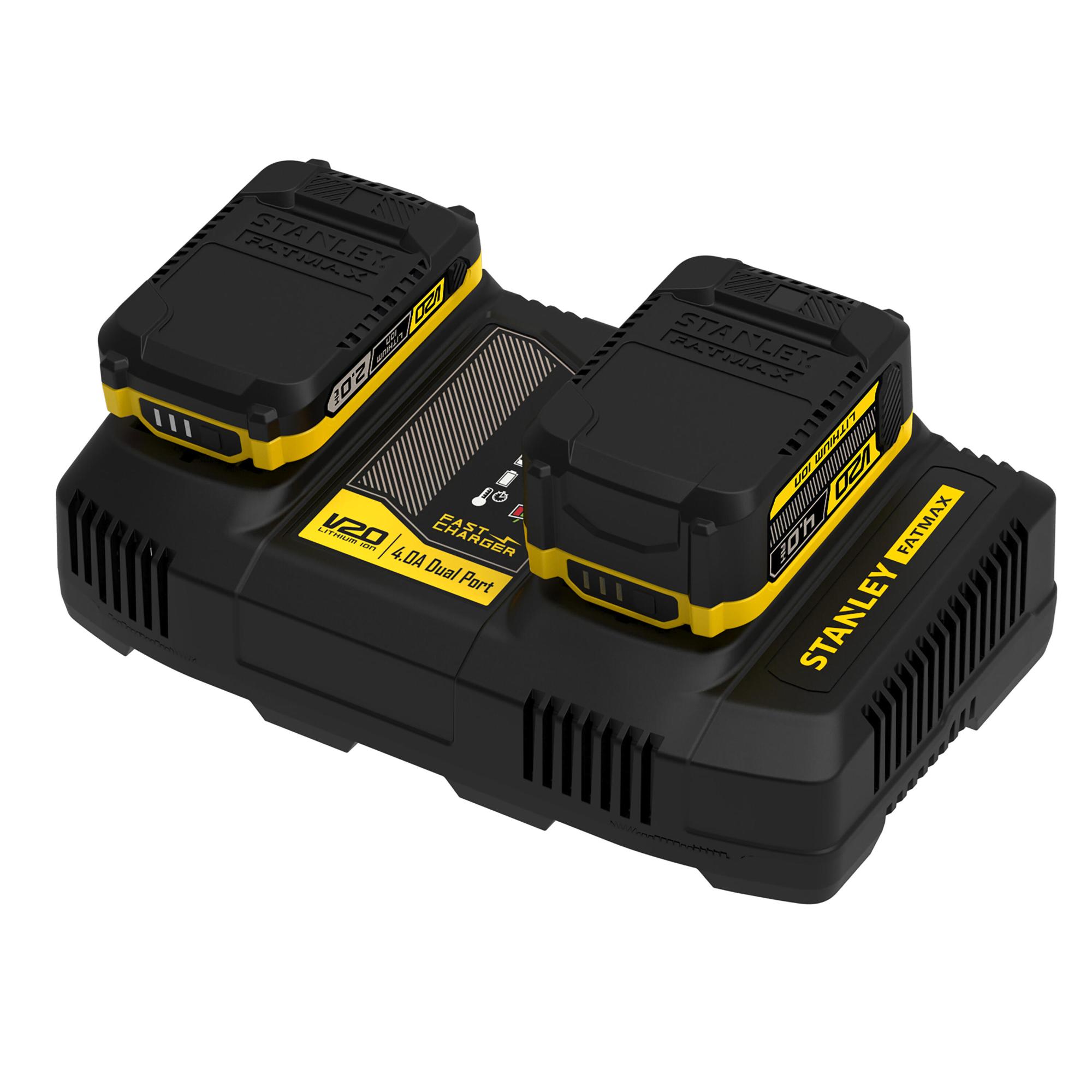 Nabíjačka V20 18V 2x port 4A 1x USB port FatMax® FATMAX SFMCB24