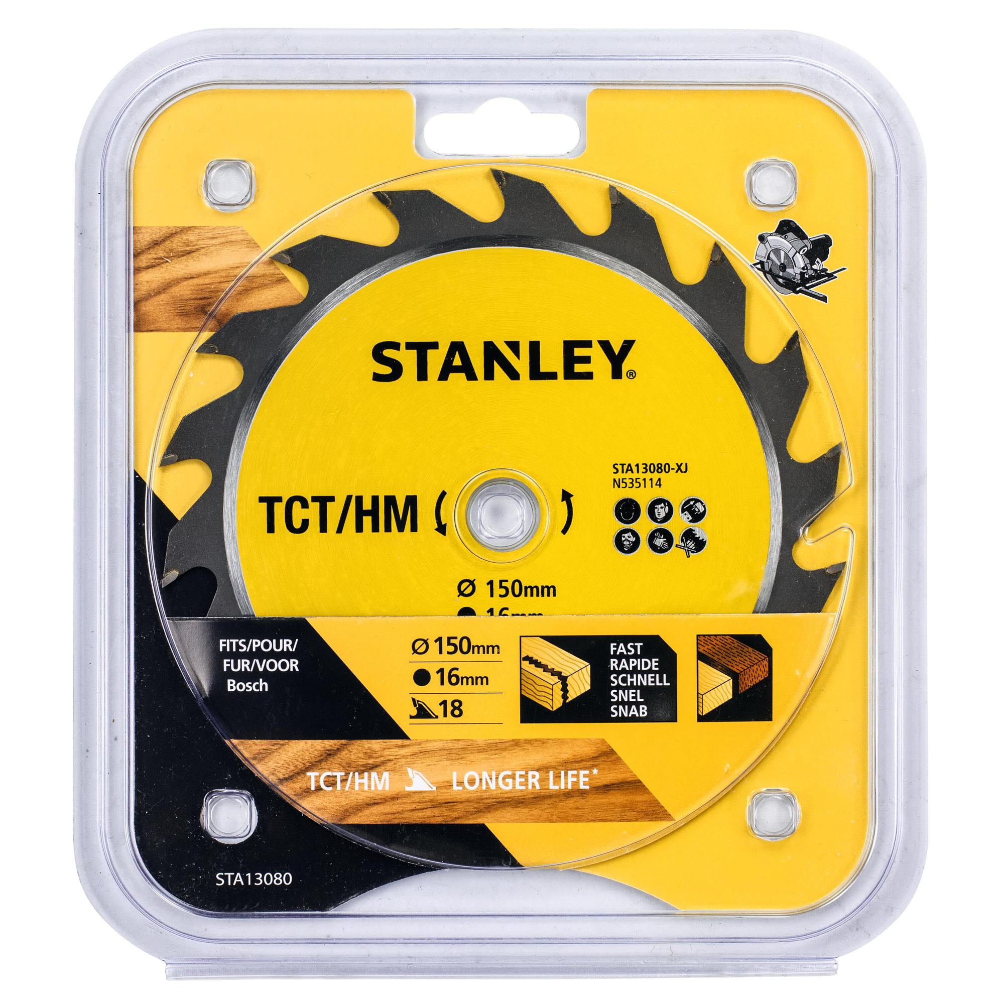 Kotúč pílový, pozdĺžne rezanie, TCT/HM, pr.150x16mm 18 zubov FATMAX STA13080
