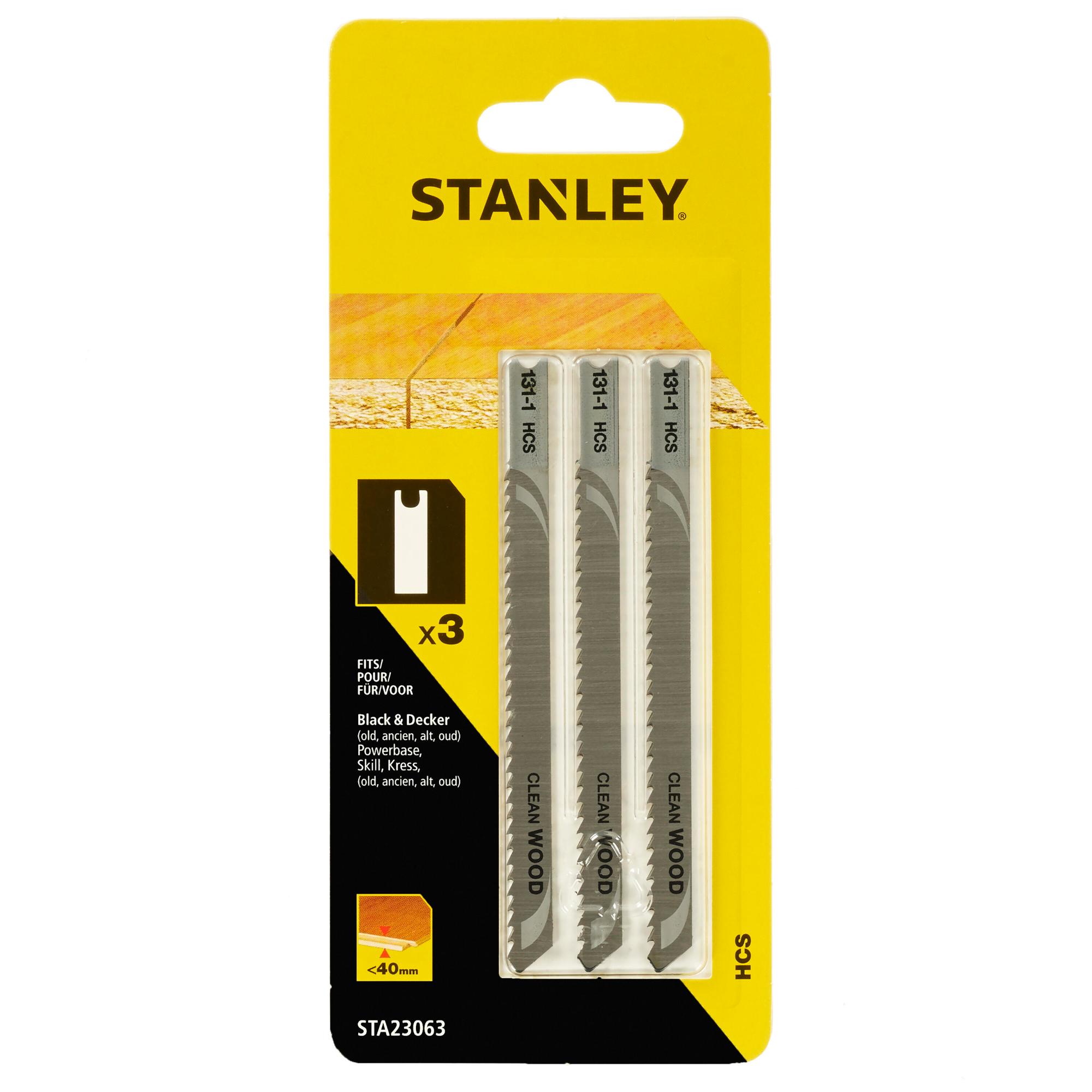 List pílový do dreva, HCS, zuby smerom dole, do lamin., dreva, hr.<40mm, 3ks FATMAX STA23063