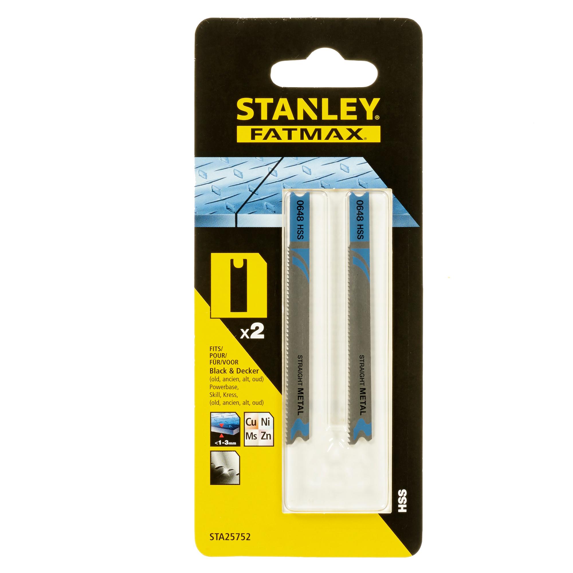 List pílový, HSS, na železné a neželezné kovy, hr.2,5-6mm, 2ks FATMAX STA25752