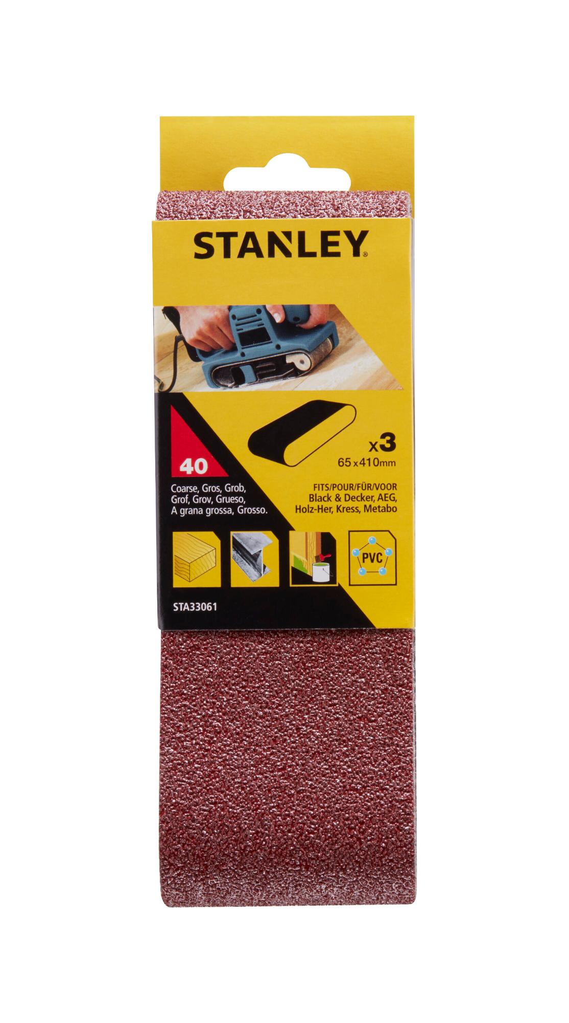 Pás brúsny 65x410mm P40 3ks FATMAX STA33061