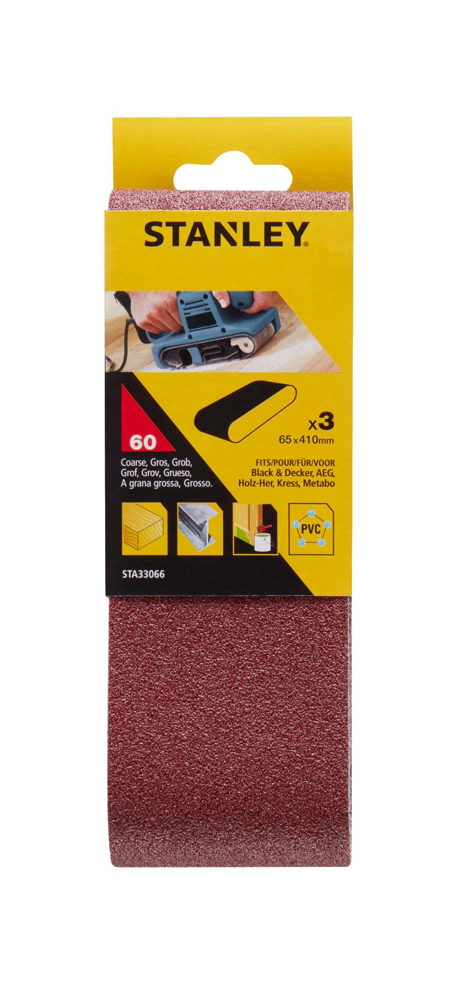 Pás brúsny 65x410mm P60 3ks FATMAX STA33066