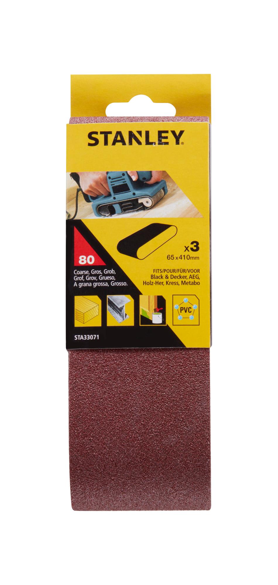 Pás brúsny 65x410mm P80 3ks FATMAX STA33071