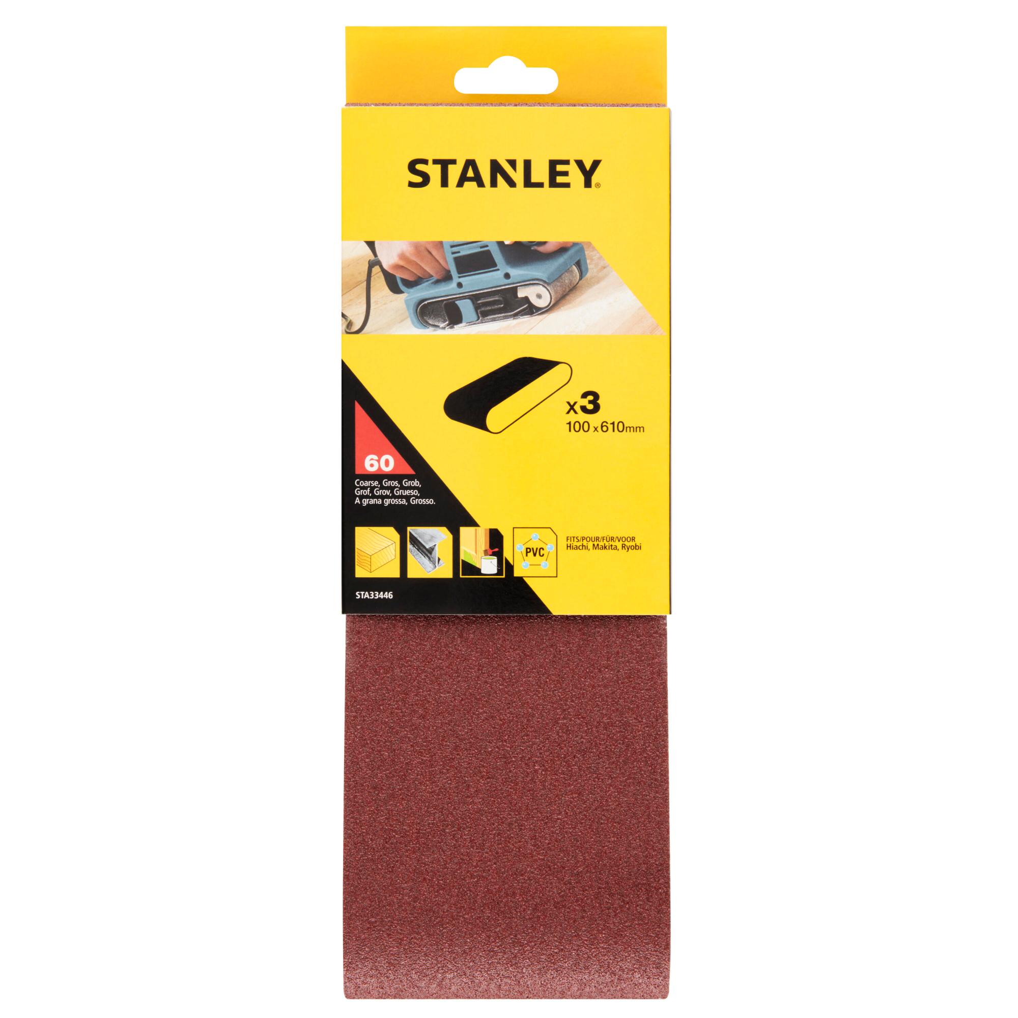 Pás brúsny 100x610mm P60 3ks FATMAX STA33446