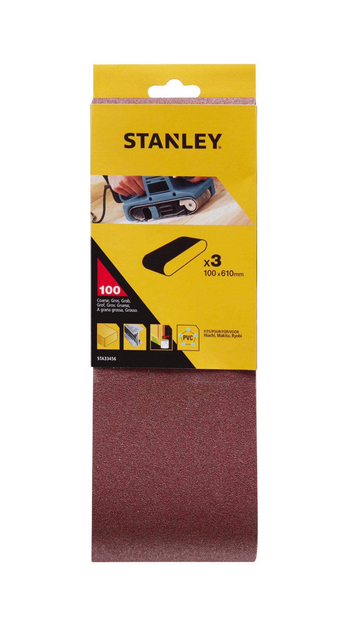 Pás brúsny 100x610mm P100 3ks FATMAX STA33456