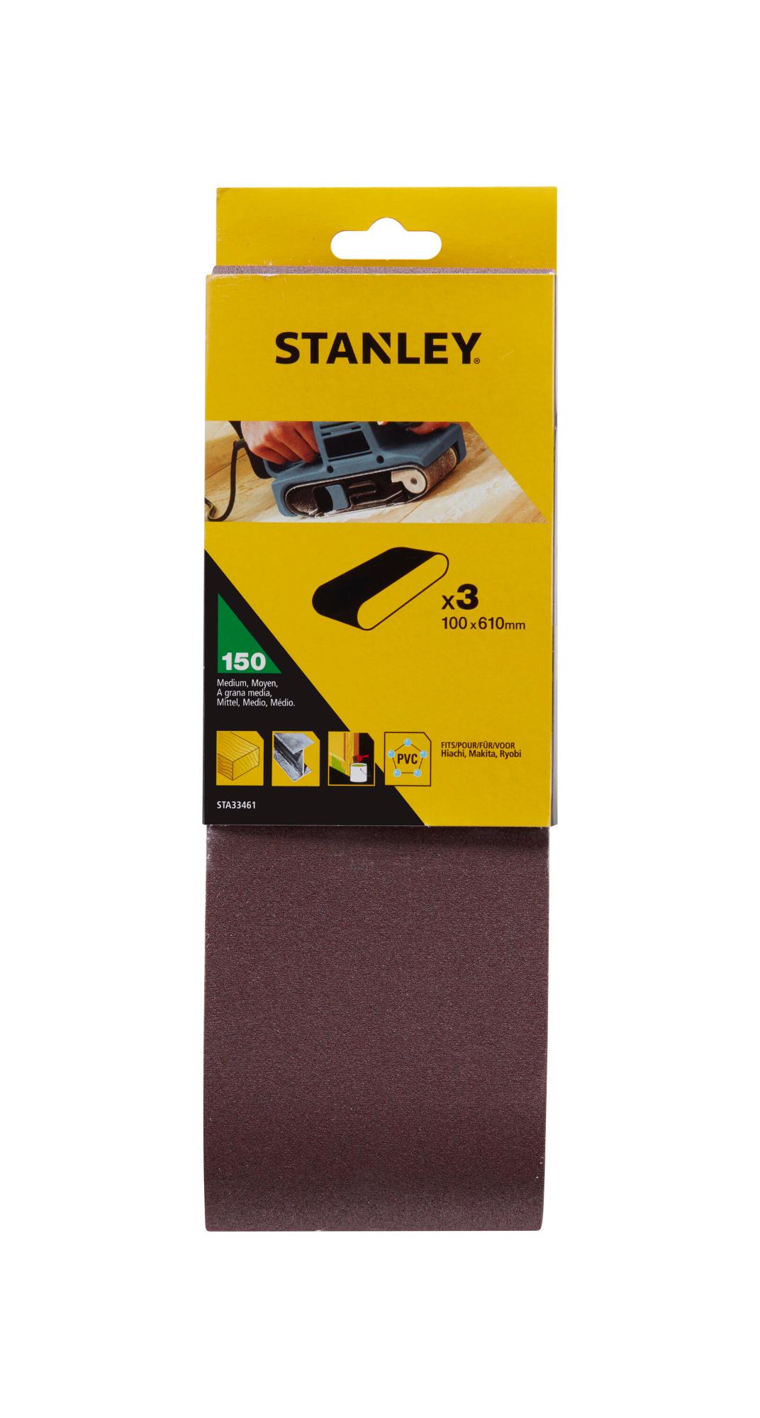 Pás brúsny 100x610mm P150 3ks FATMAX STA33461