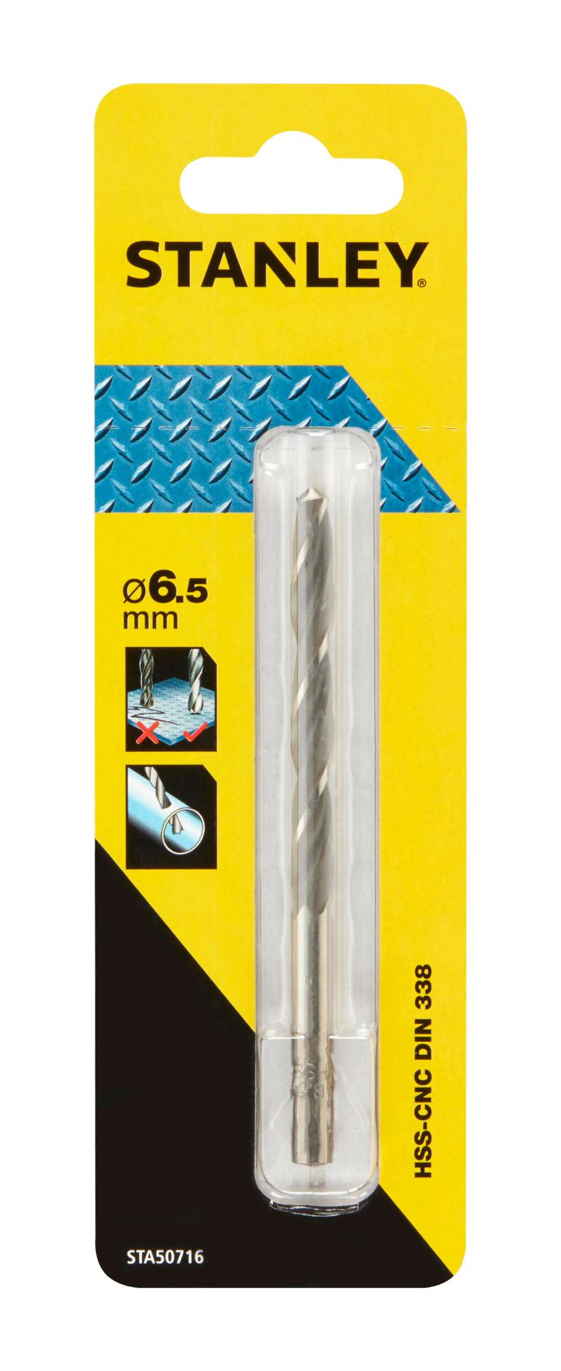 Vrták HSS-CNC O6,5 x 101/63mm, 1ks FATMAX STA50716