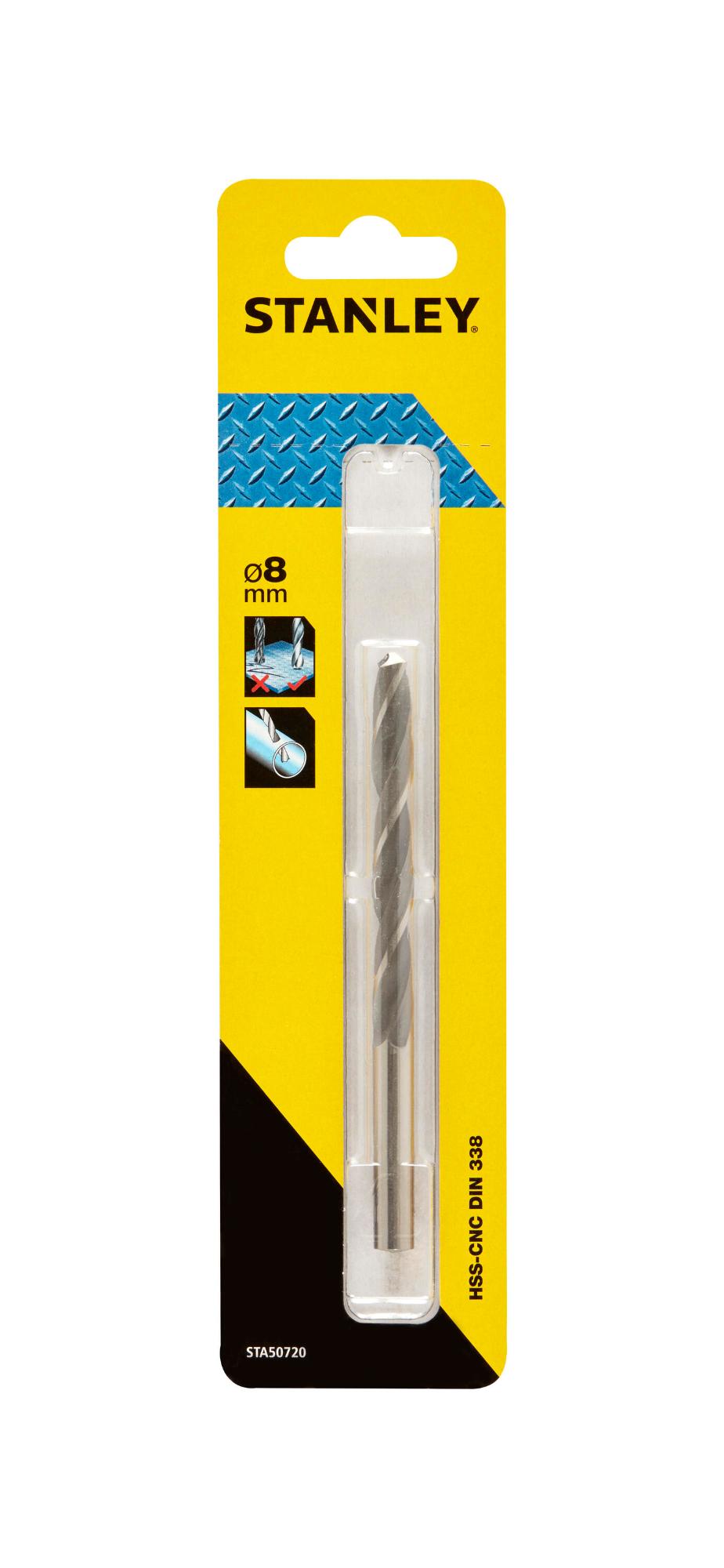 Vrták HSS-CNC O8,0 x 117/75mm, 1ks FATMAX STA50720