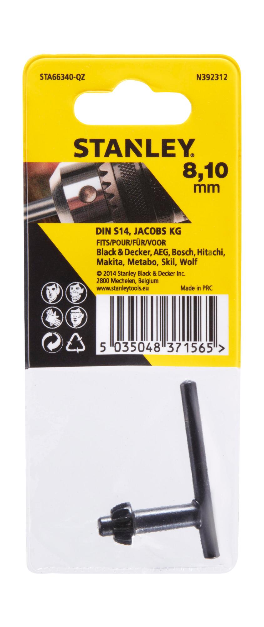 Kľučka na vŕtačkové zubové skl. pr.8-10mm, DIN S14, JACOBS KG FATMAX STA66340