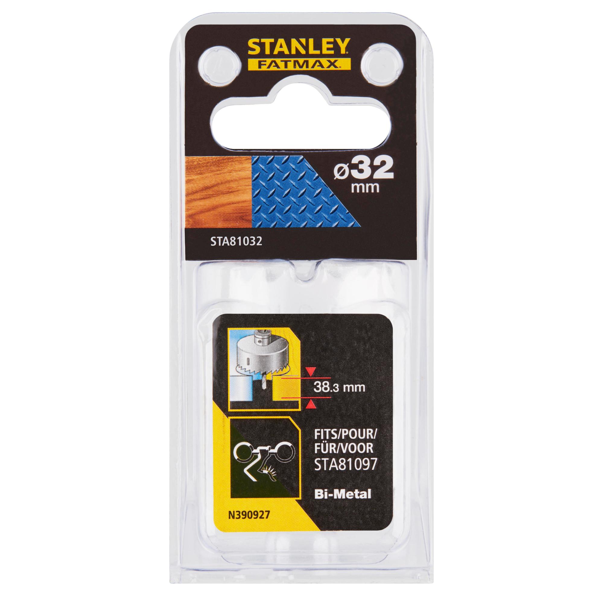 Vrták korunkový BiMetal pr.32 x hl.38,3mm FATMAX STA81032