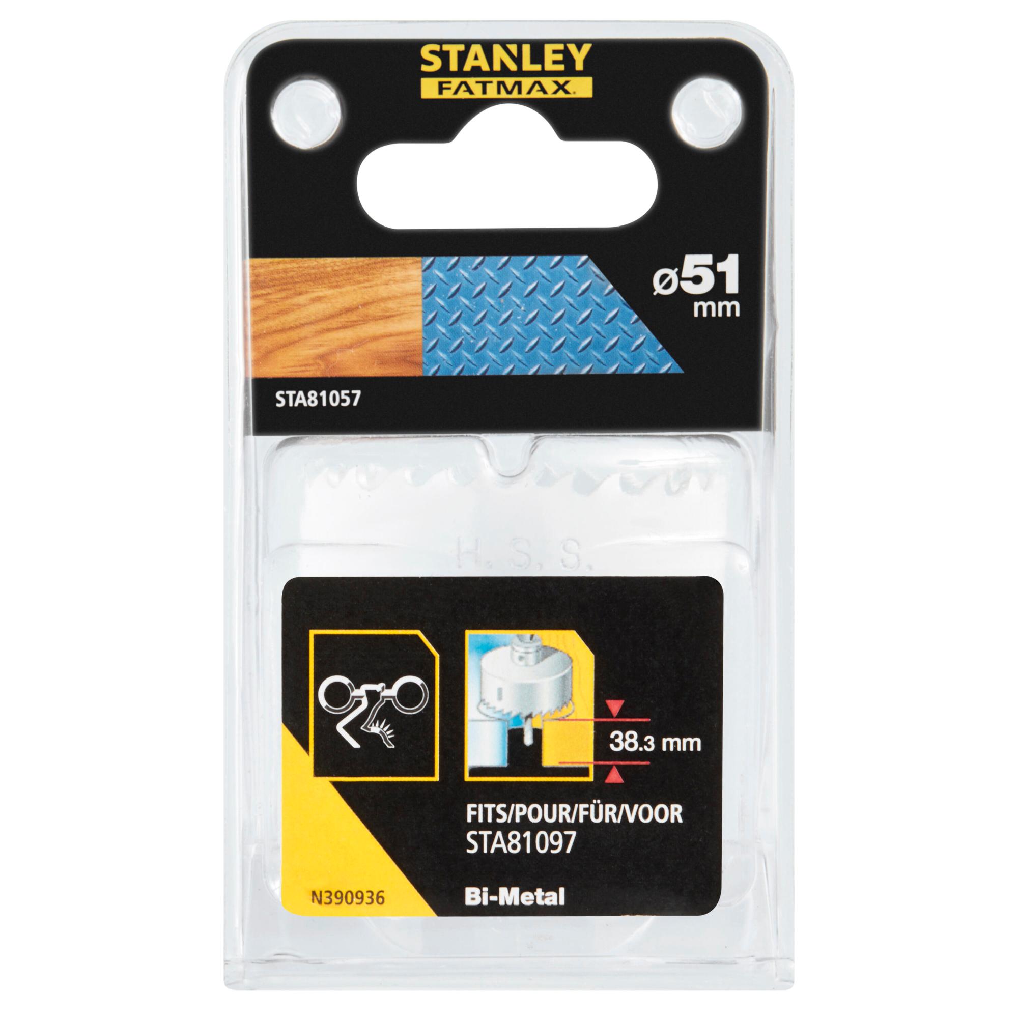 Vrták korunkový BiMetal pr.51 x hl.38,3mm FATMAX STA81057