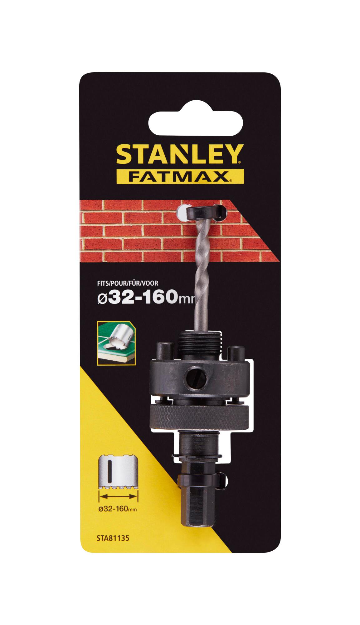 Vreteno upínacie, A2 pre korunkové vrtáky do muriva pr.32-160mm FATMAX STA81135