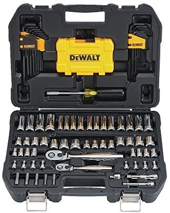 Sada hlavíc a príslušenstva s račňou 1/4 a 3/8 108 dielna DEWALT DWMT73801-1