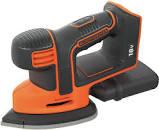 Brúska vibračná 18V bez Aku; 135x95 Black and Decker BDCDS18N