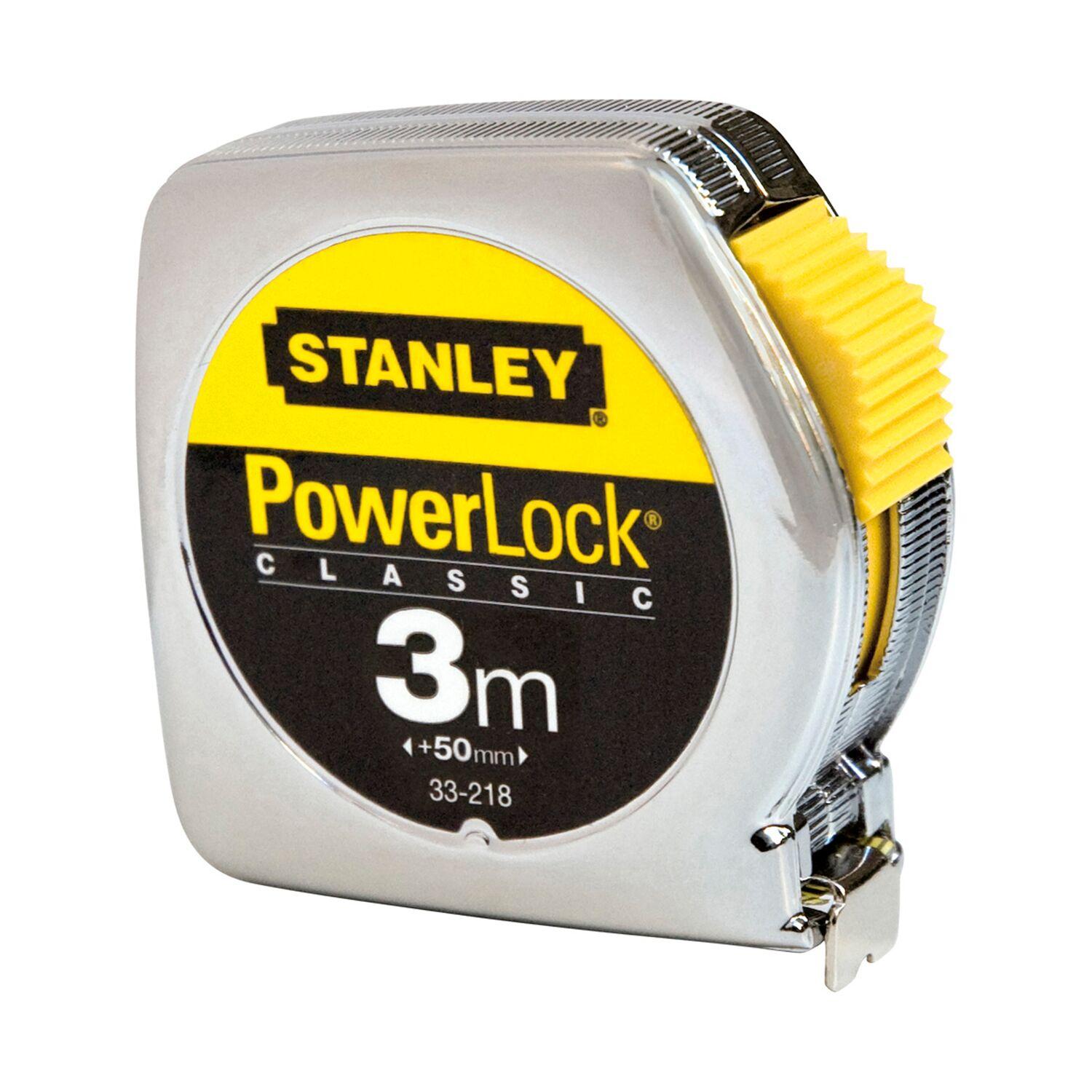 Meter zvinovací POWERLOCK® s kovovým puzdrom 3m STANLEY 1-33-218