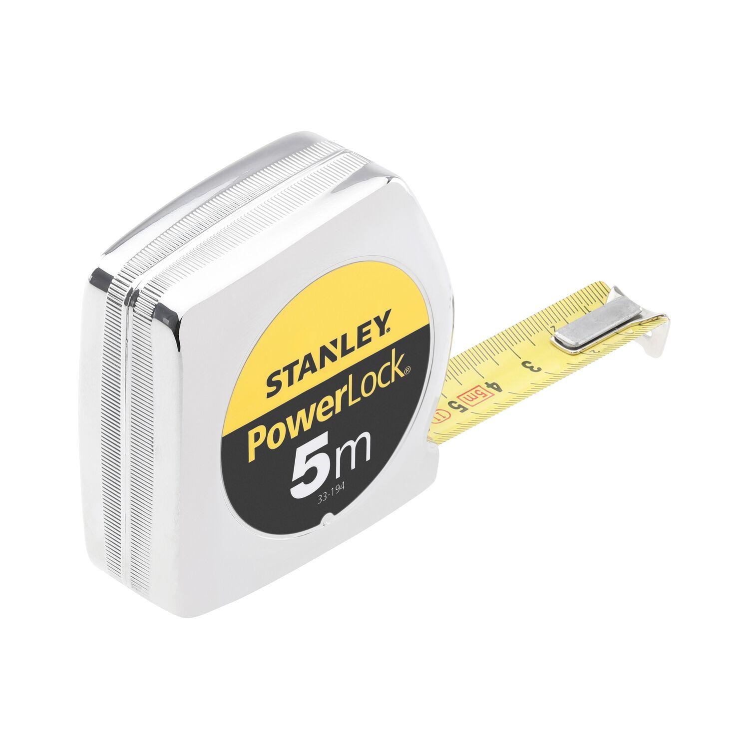 Meter zvinovací POWERLOCK® 5m s plastovým ABS puzdrom STANLEY 0-33-194