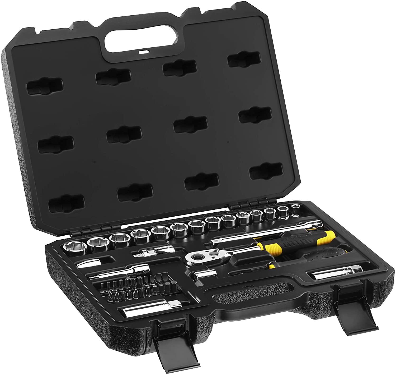 Sada račne a hlavíc 45 dielna 3/8" FatMax® 72 zubov kufrík STANLEY STMT82829-1