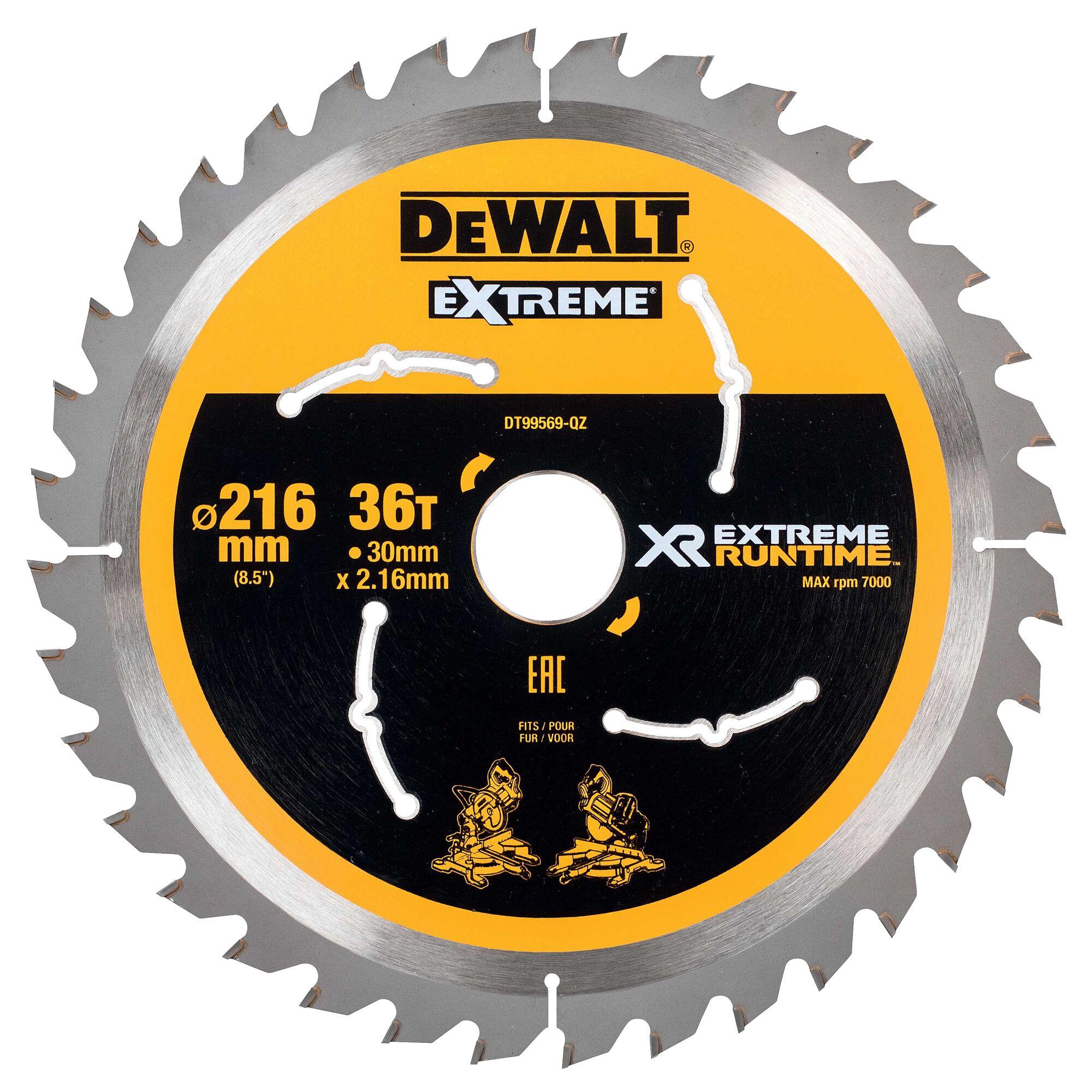 Kotúč pílový 216x30mm 36Z XR EXTREME® RUNTIME DEWALT DT99569