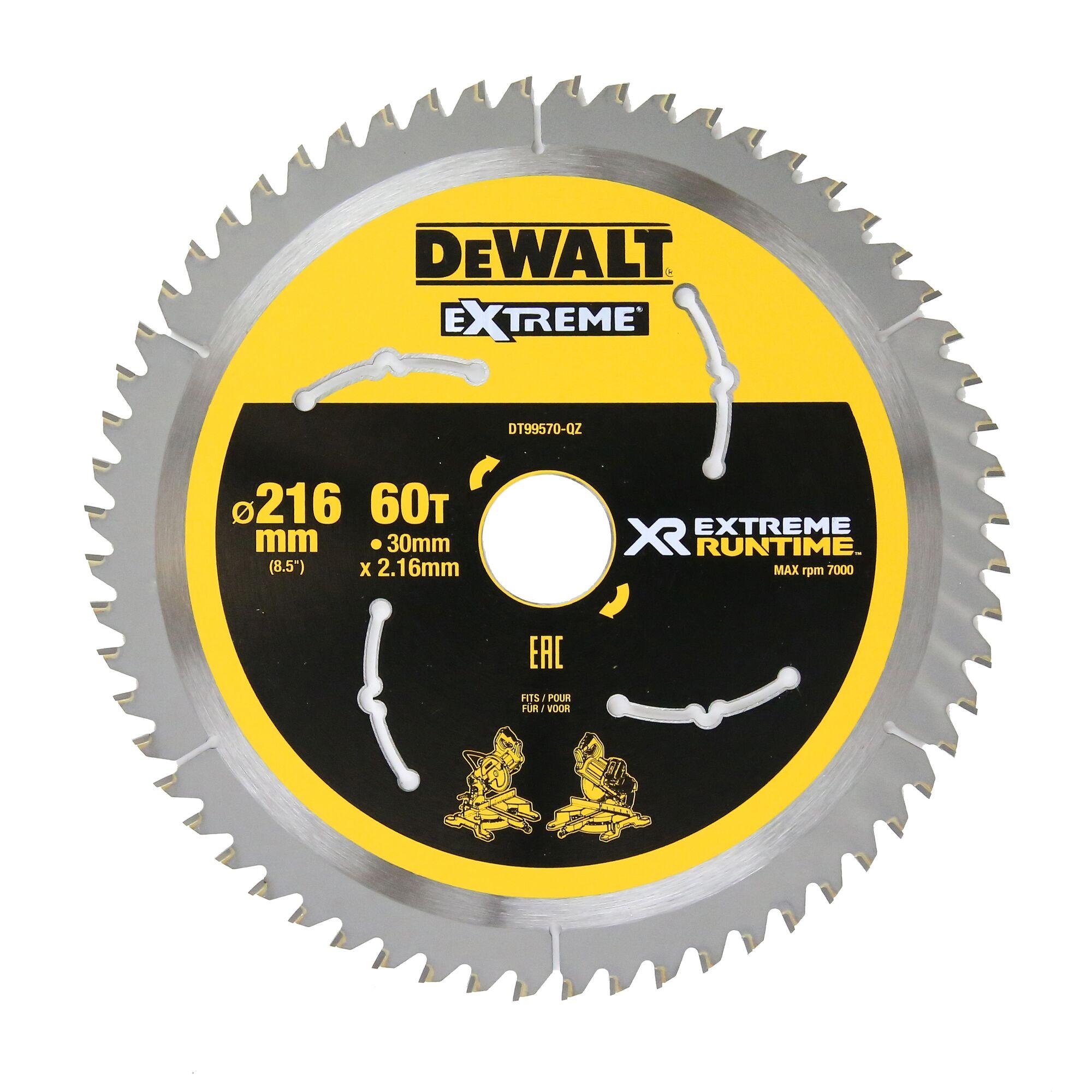 Kotúč pílový 216x30mm 60Z XR EXTREME® RUNTIME DEWALT DT99570