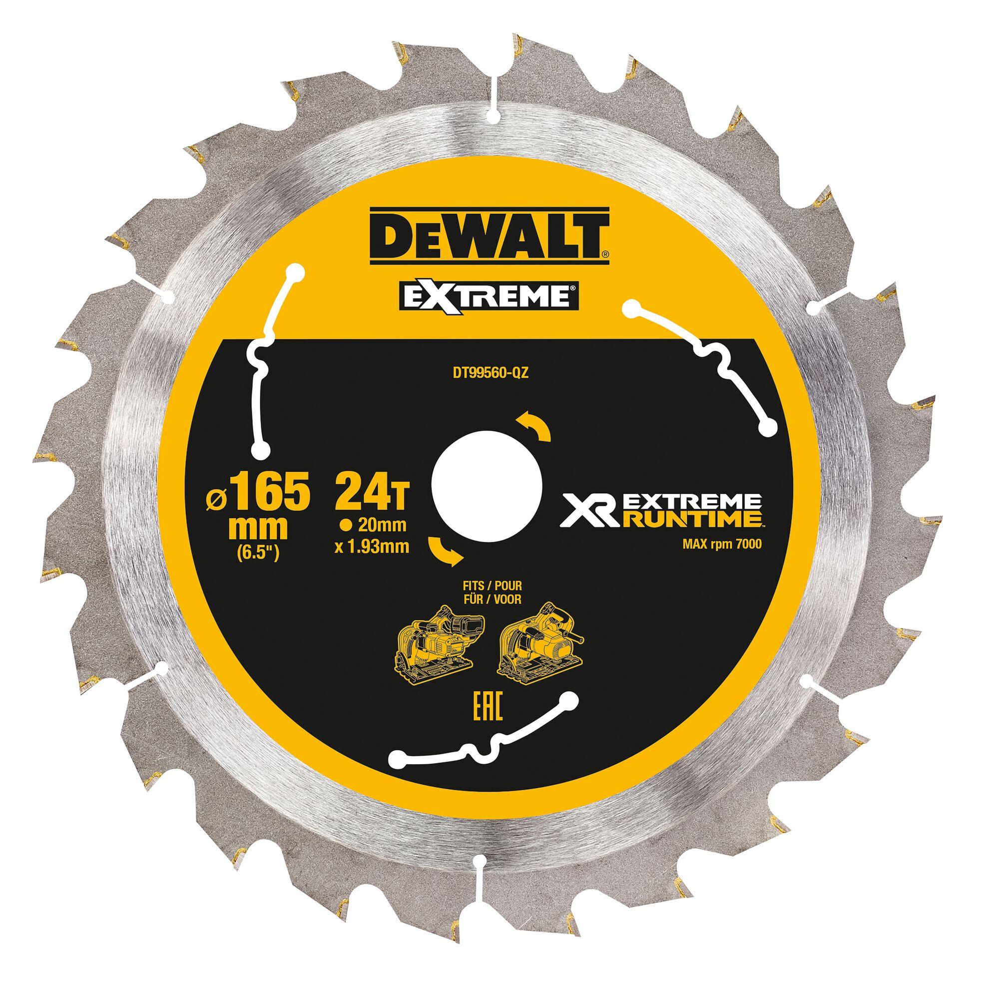 Kotúč pílový 165x20mm 24Z XR EXTREME® RUNTIME DEWALT DT99560