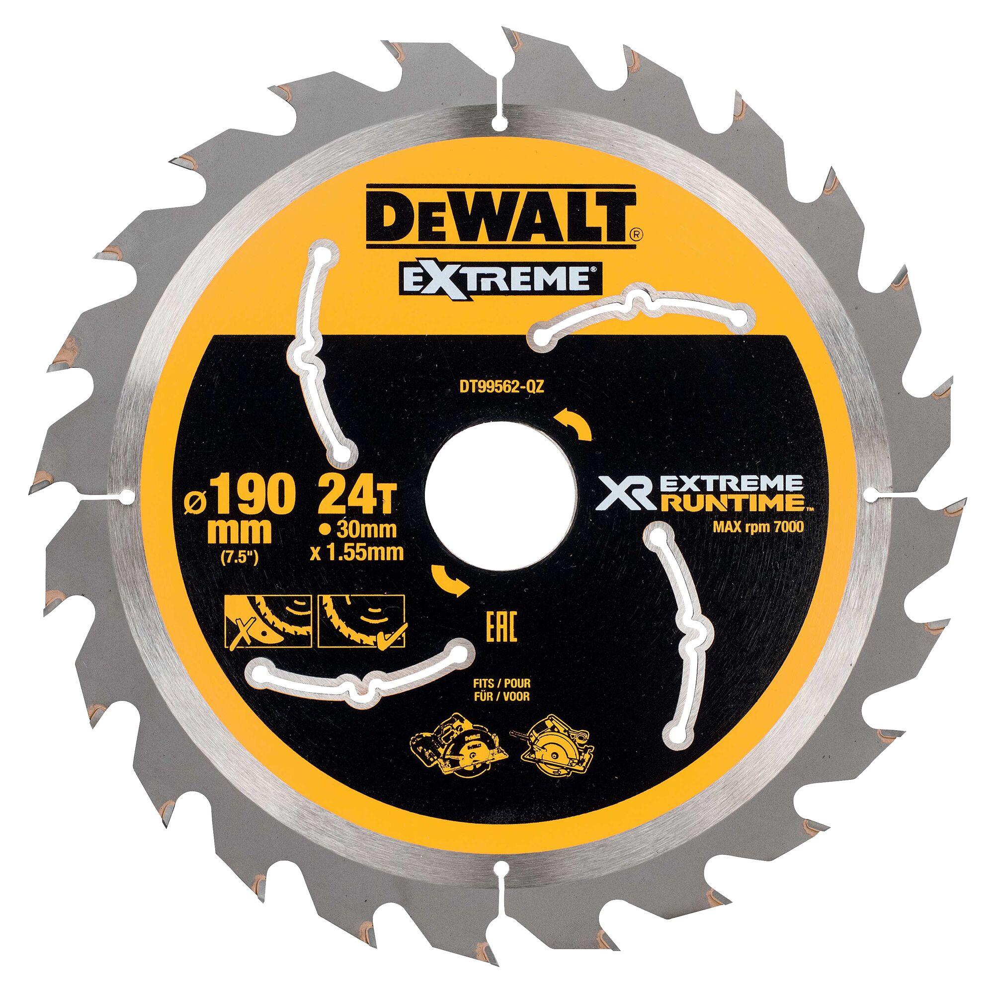 Kotúč pílový 190x30mm 24Z XR EXTREME® RUNTIME DEWALT DT99562