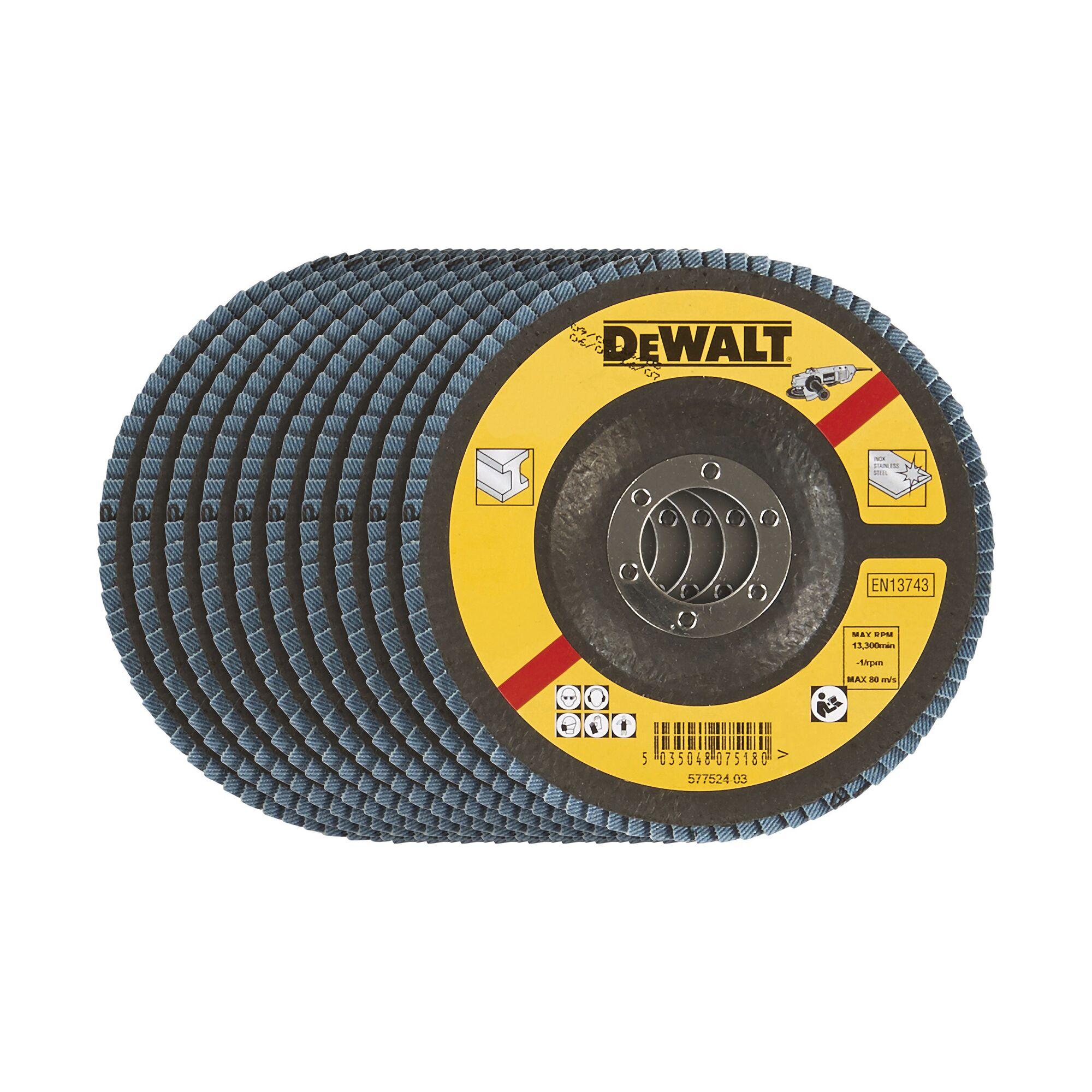Kotúč brúsny lamelovací na kov 115x22,2mm 60G Typ29 vypuklý DEWALT DT3256