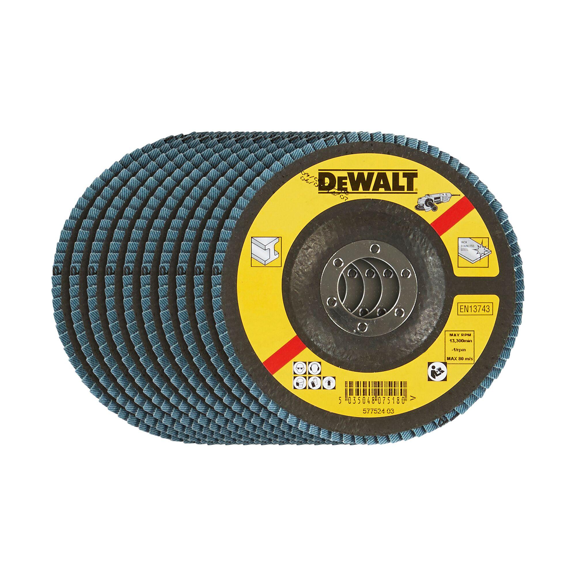 Kotúč brúsny lamelovací na kov 115x22,4mm 120G Typ27 plochý DEWALT DT3295
