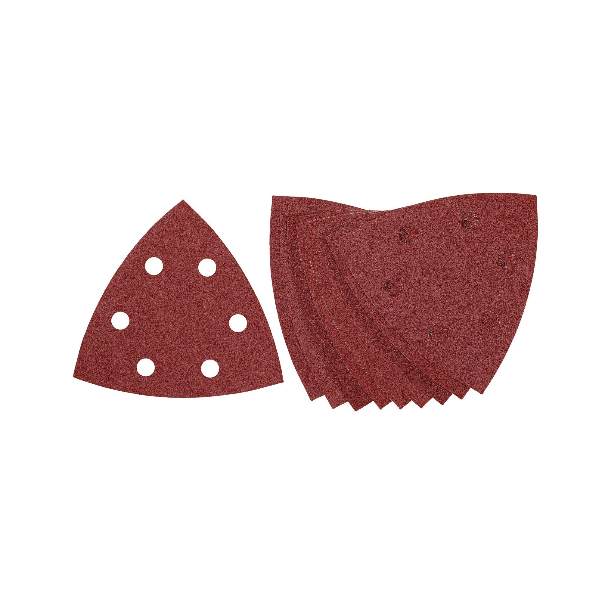 Papier brúsny 93x93mm P60 dierovaný suchý zips 10ks delta DWE315/DWS355/DWS356 DEWALT DT3091