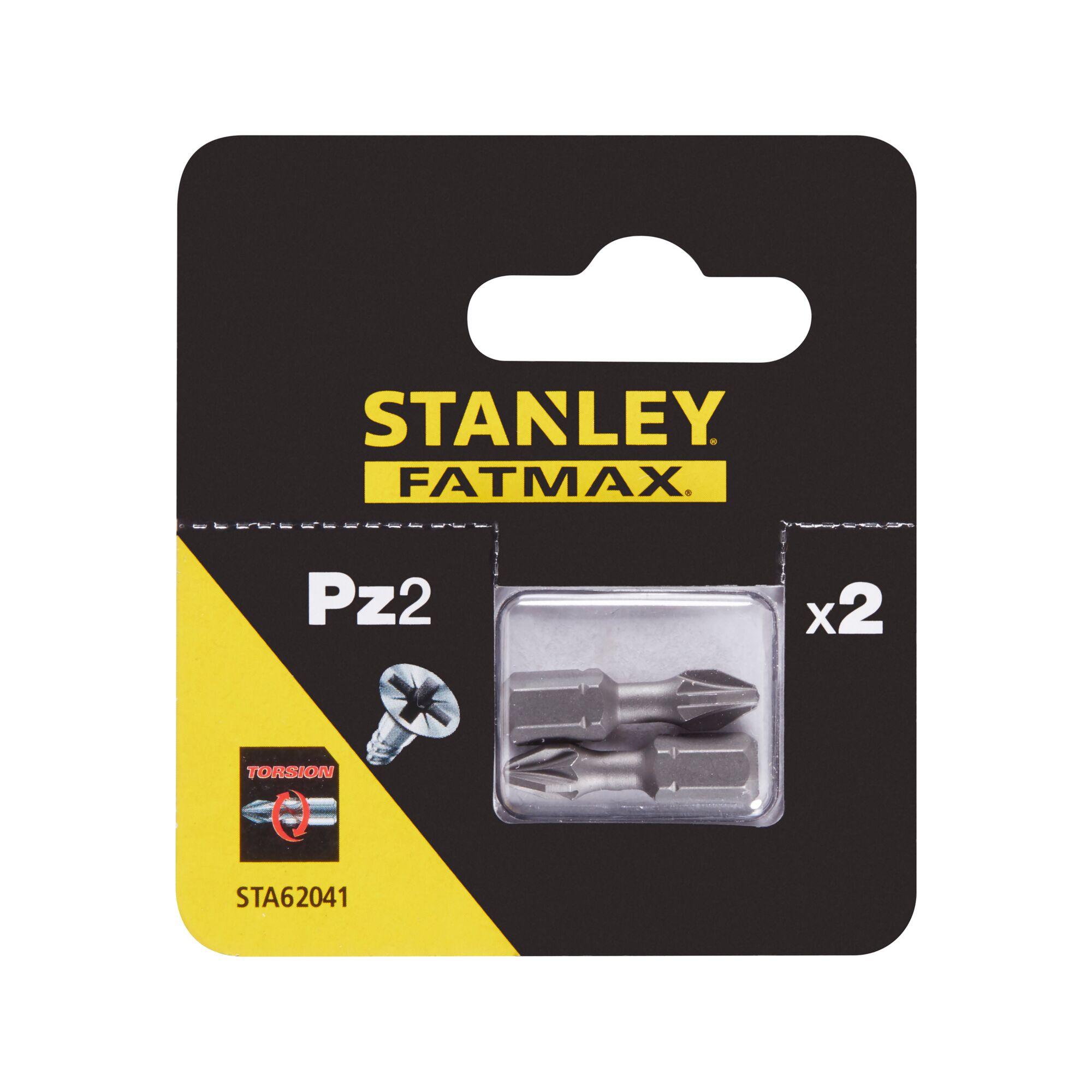 Bit skrutkovací torzný PZ2 x 25mm, 2ks FATMAX STA62041