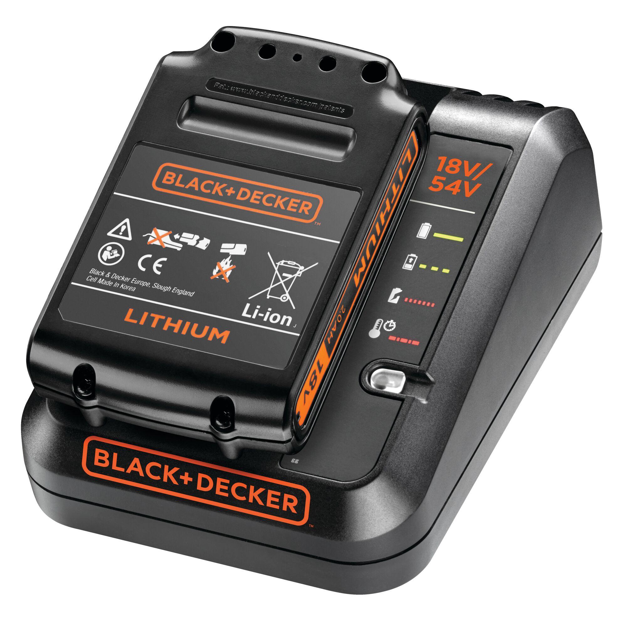 Rýchlonabíjačka 18V 2,0 A + 1 akumulátor 18 V / 2,0 Ah Li-Ion Black and Decker BDC2A20