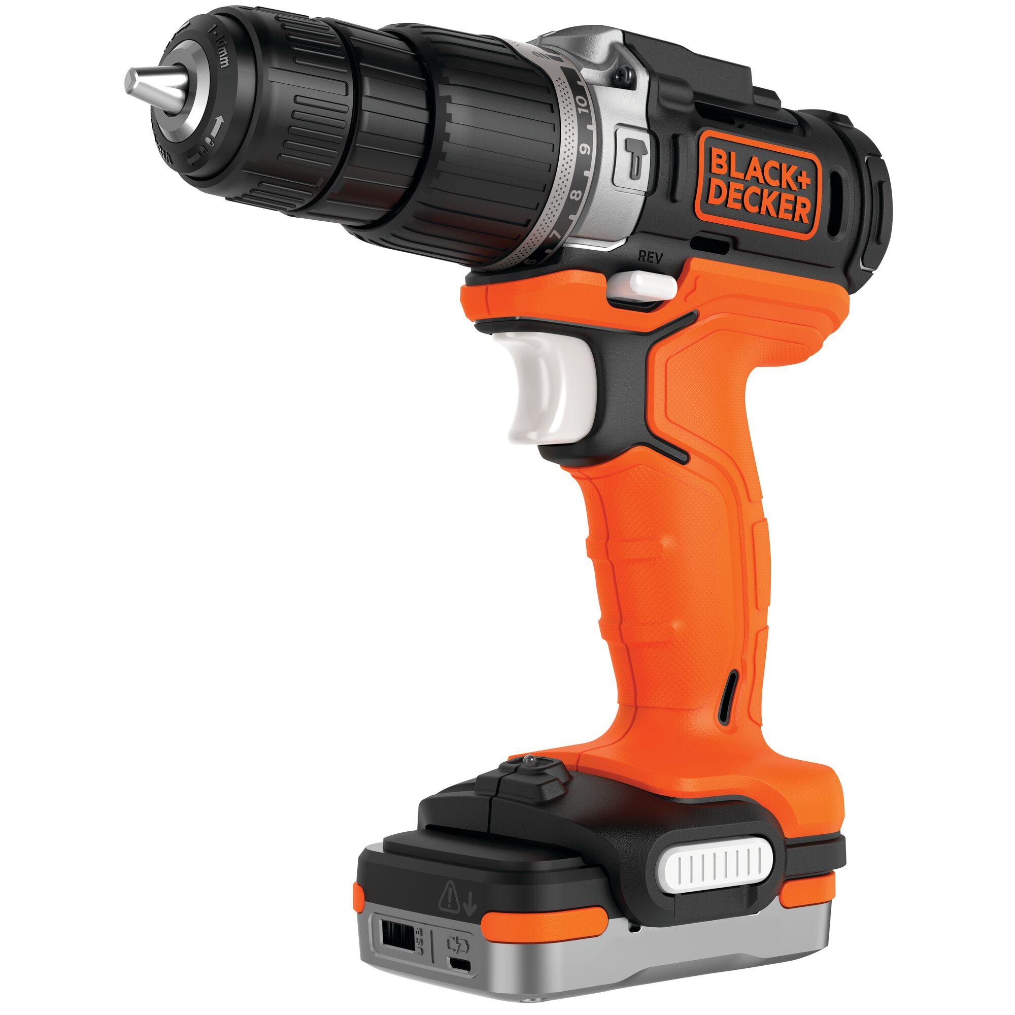Vŕtačka príklepová AKU 12V USB 1,5 Ah Li-lon Black and Decker BDCHD12S1