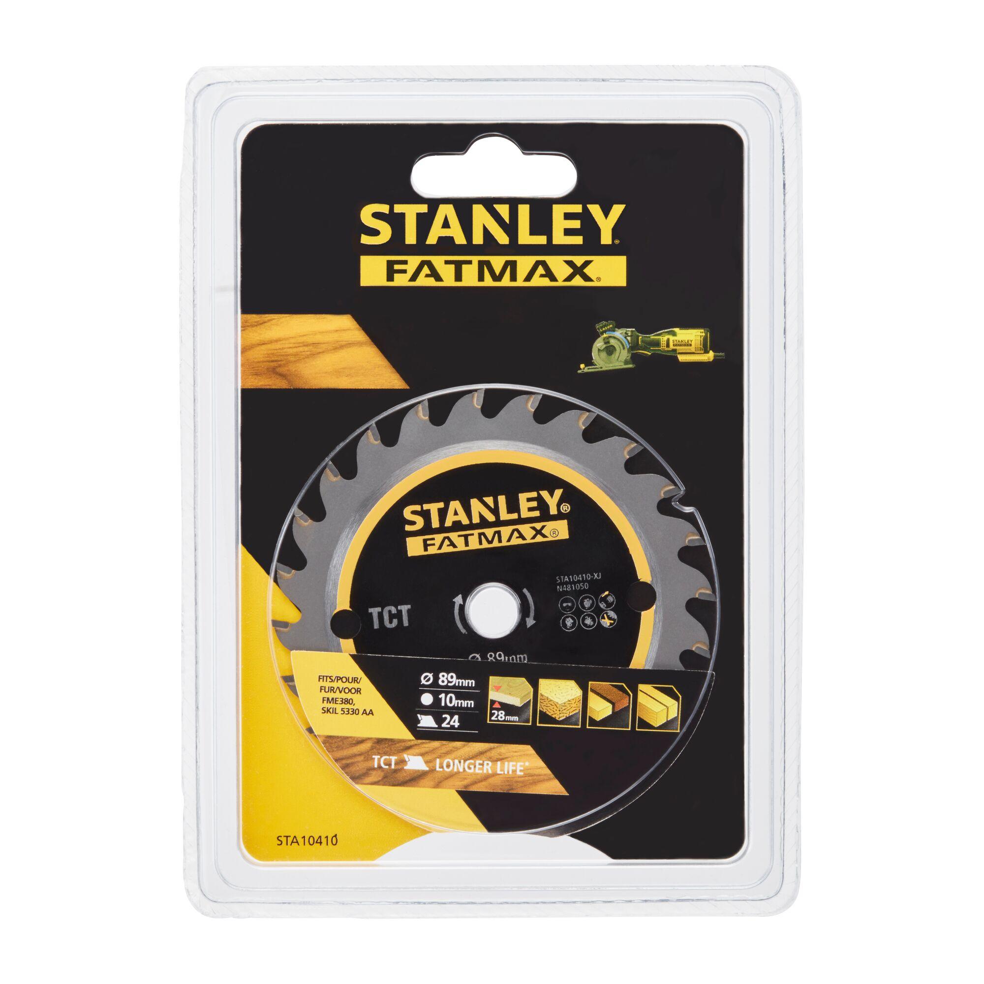 Kotúč pílový na drevo TCT O 89 x 10 mm, 24 zubov FATMAX STA10410