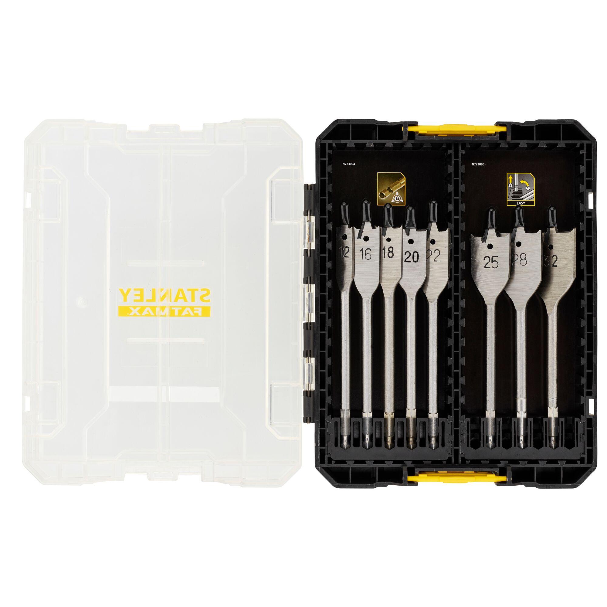 Sada plochých vrtákov do dreva 8 dielna FatMax® FATMAX STA88556