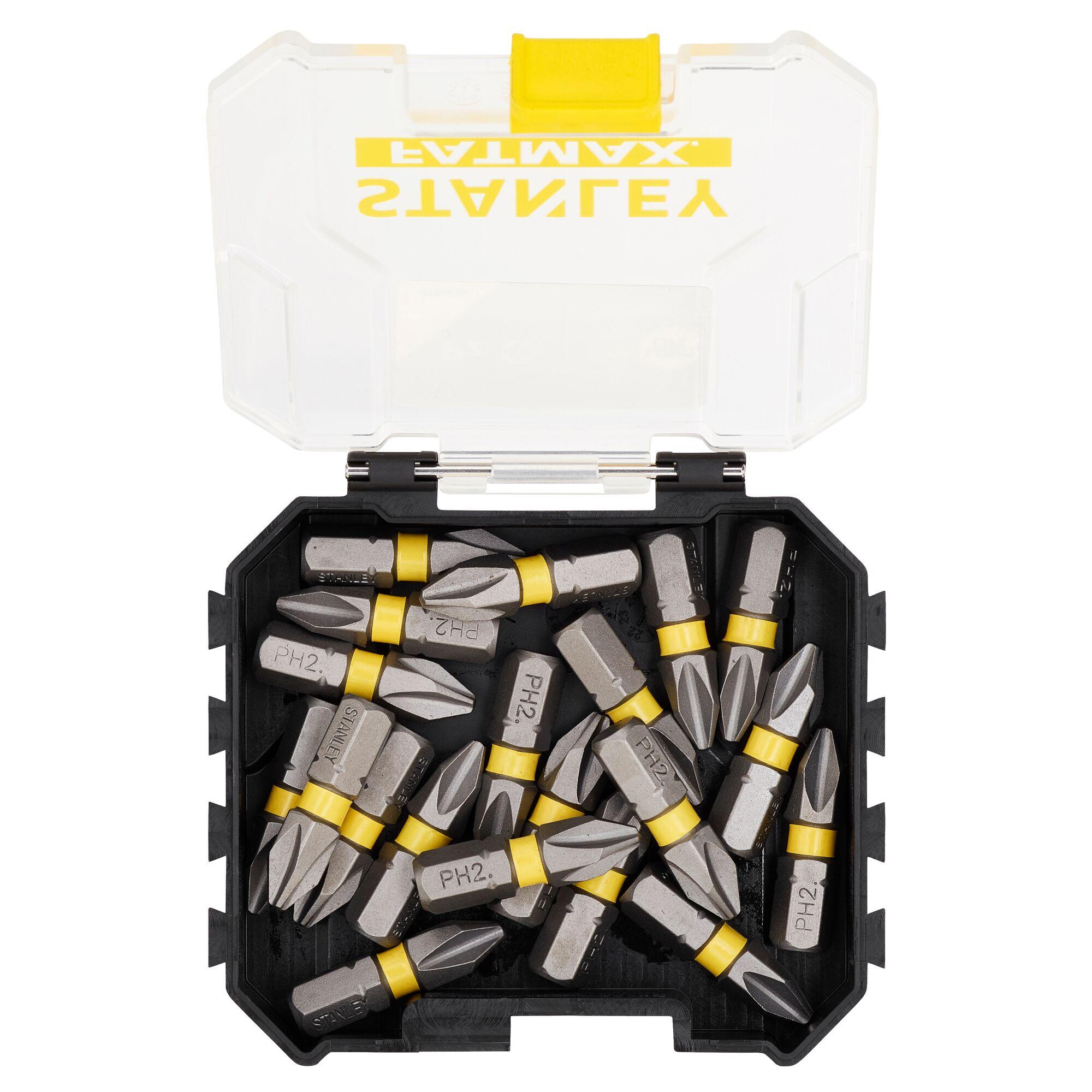 Sada bitov pre rázové uťahováky 20 dielna 25mm PH2 FATMAX STA88569