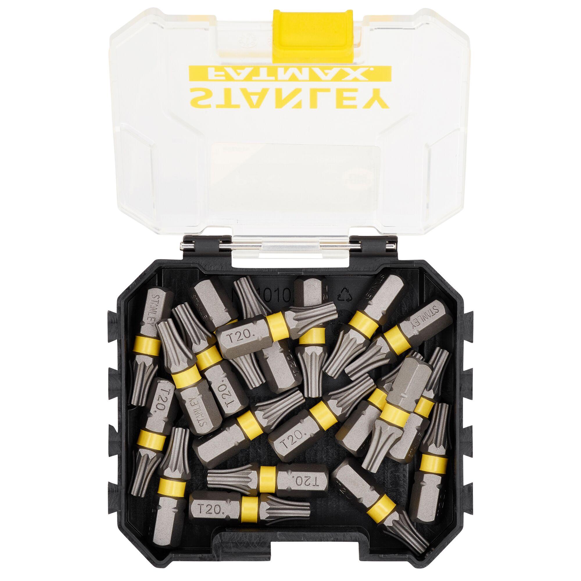 Sada bitov pre rázové uťahováky 20 dielna 25mm T20 FATMAX STA88570