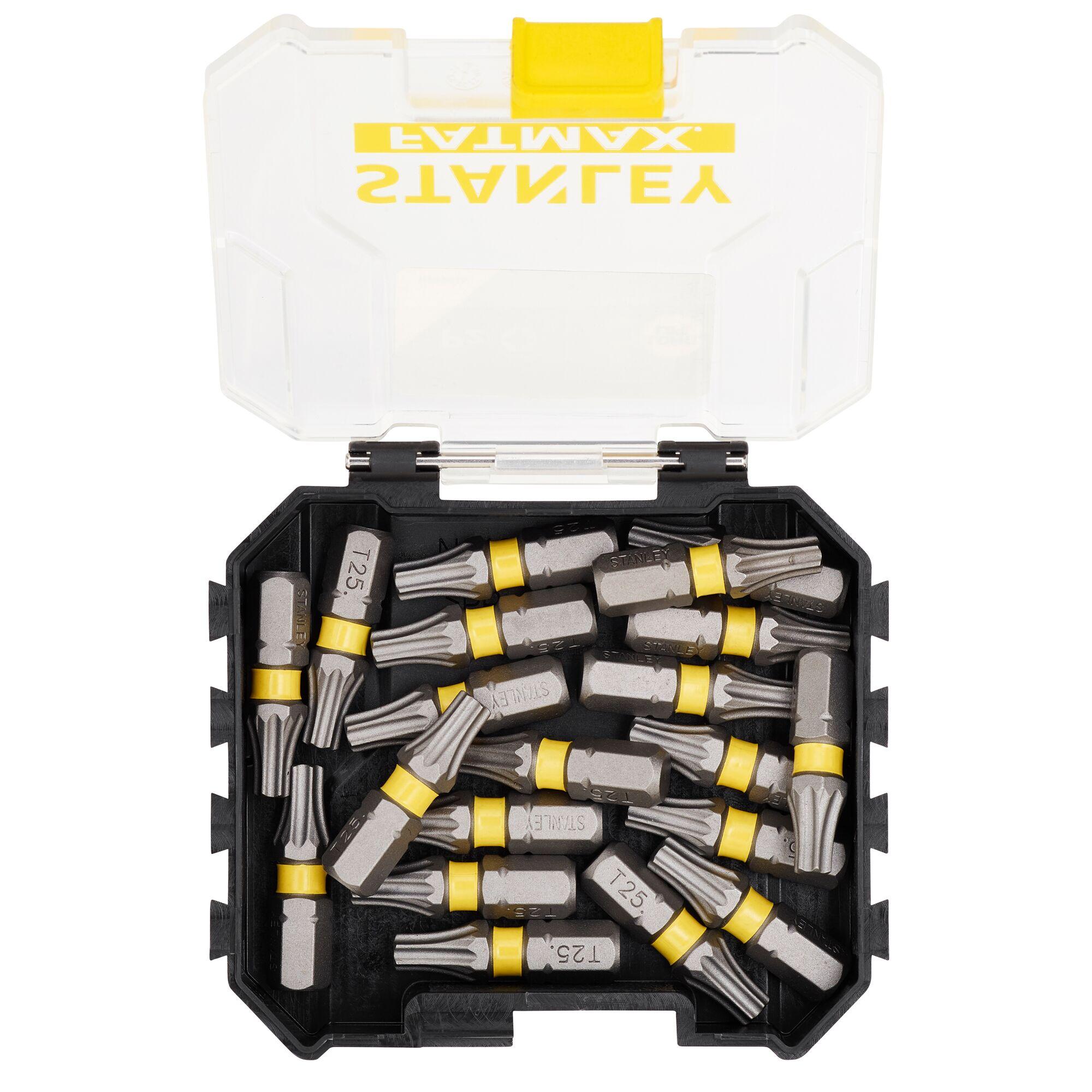 Sada bitov pre rázové uťahováky 20 dielna 25mm T25 FATMAX STA88571