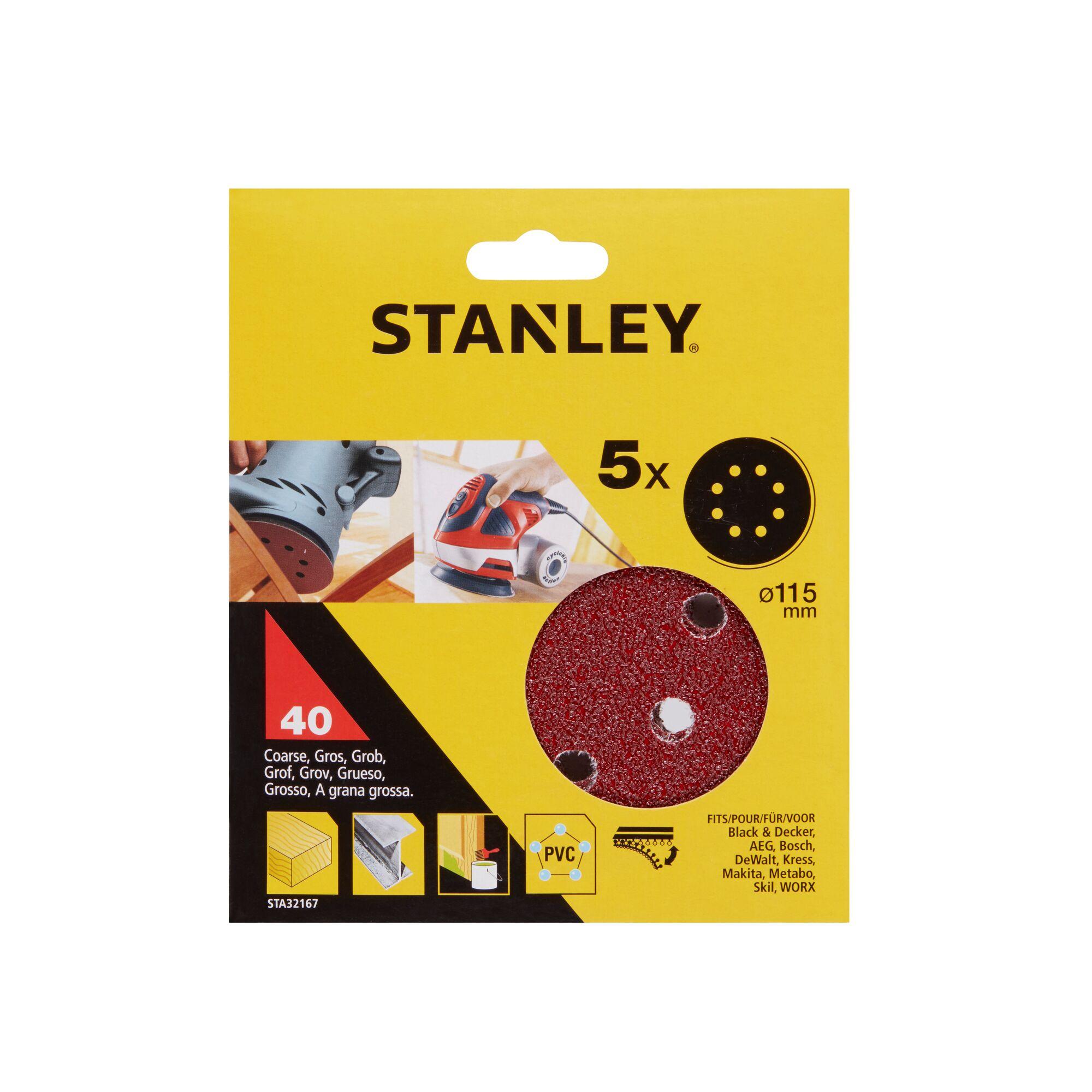 Papier brúsny pre excentrickú brúsku O 115 mm P40, 5 ks FATMAX STA32167