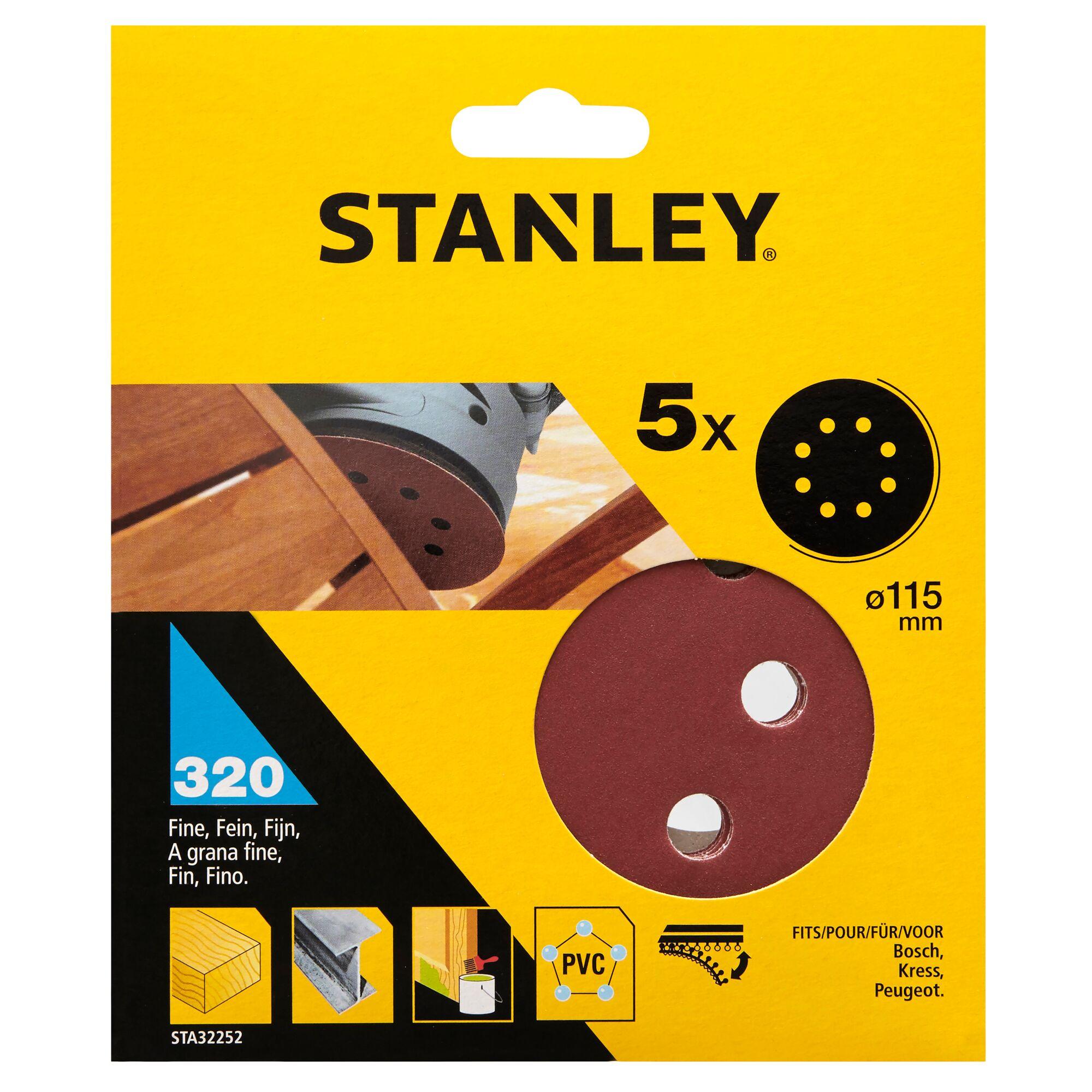 Papier brúsny pre excentrickú brúsku O 115 mm P320, 5ks FATMAX STA32252