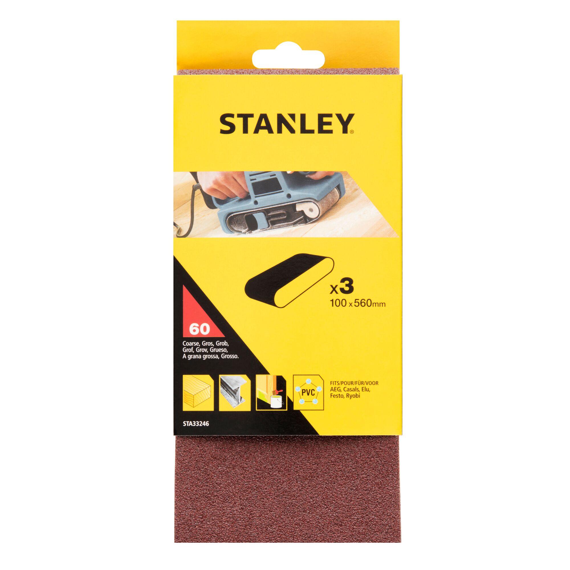 Pás brúsny 100x560mm P60 3ks FATMAX STA33246