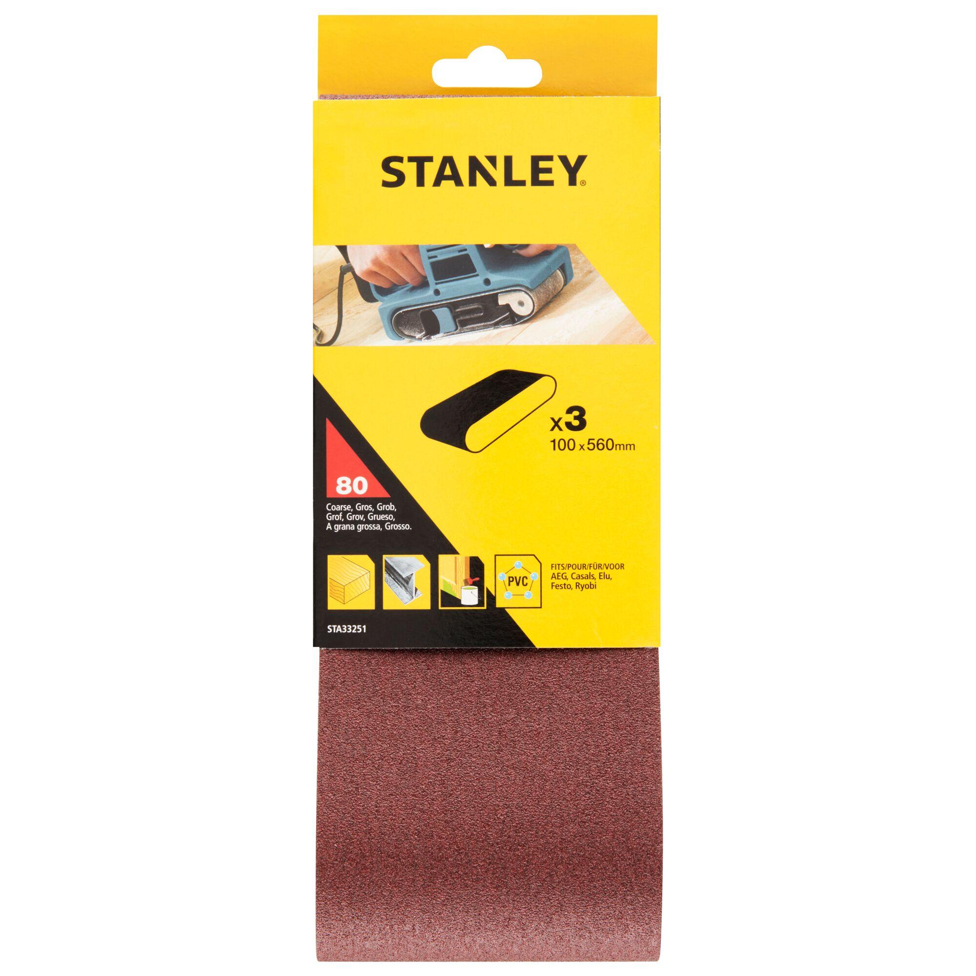 Pás brúsny 100x560mm P80 3ks FATMAX STA33251