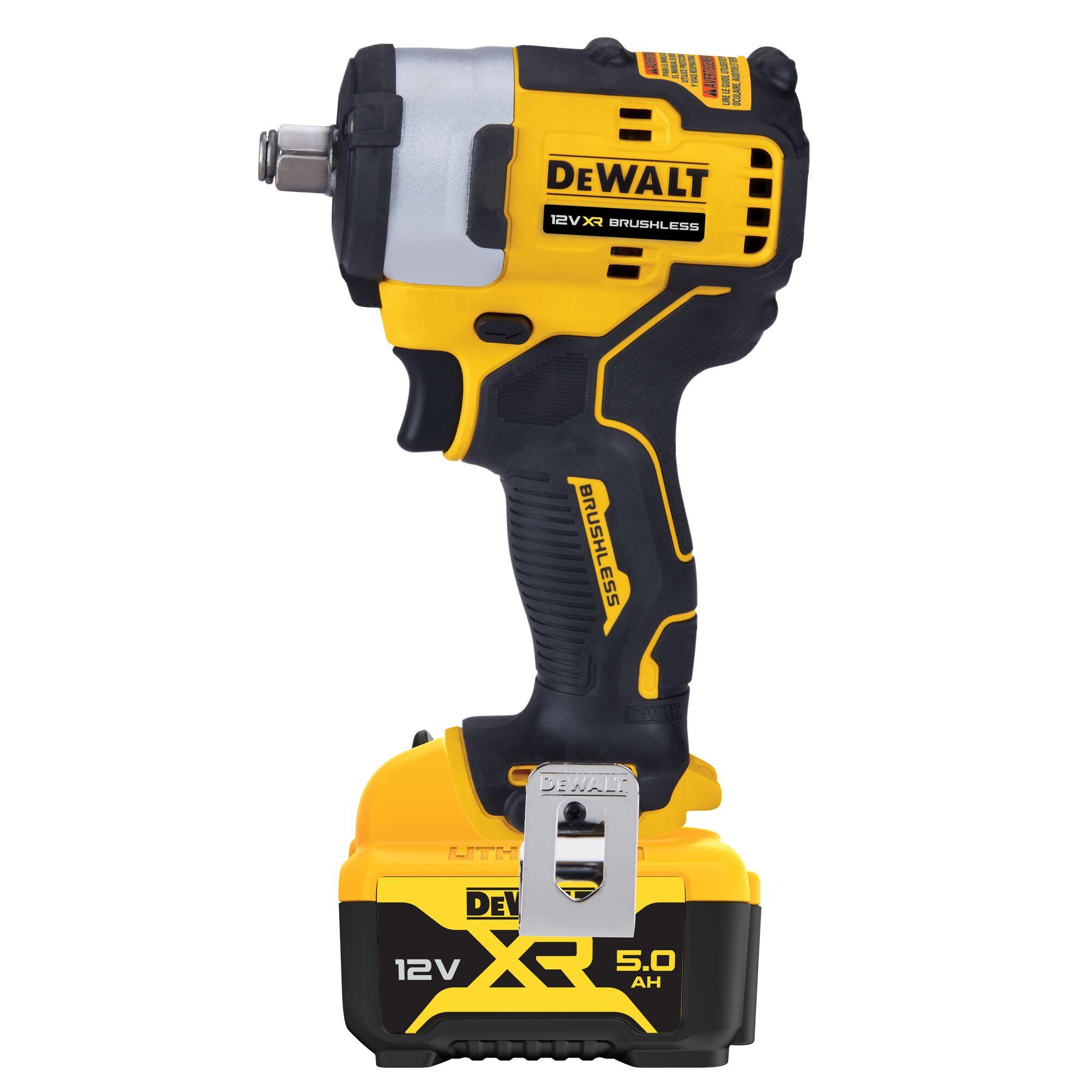Uťahovač rázový 1/2" krúžok 340Nm 12V 1x5,0Ah bezuhlíkový DEWALT DCF901P1