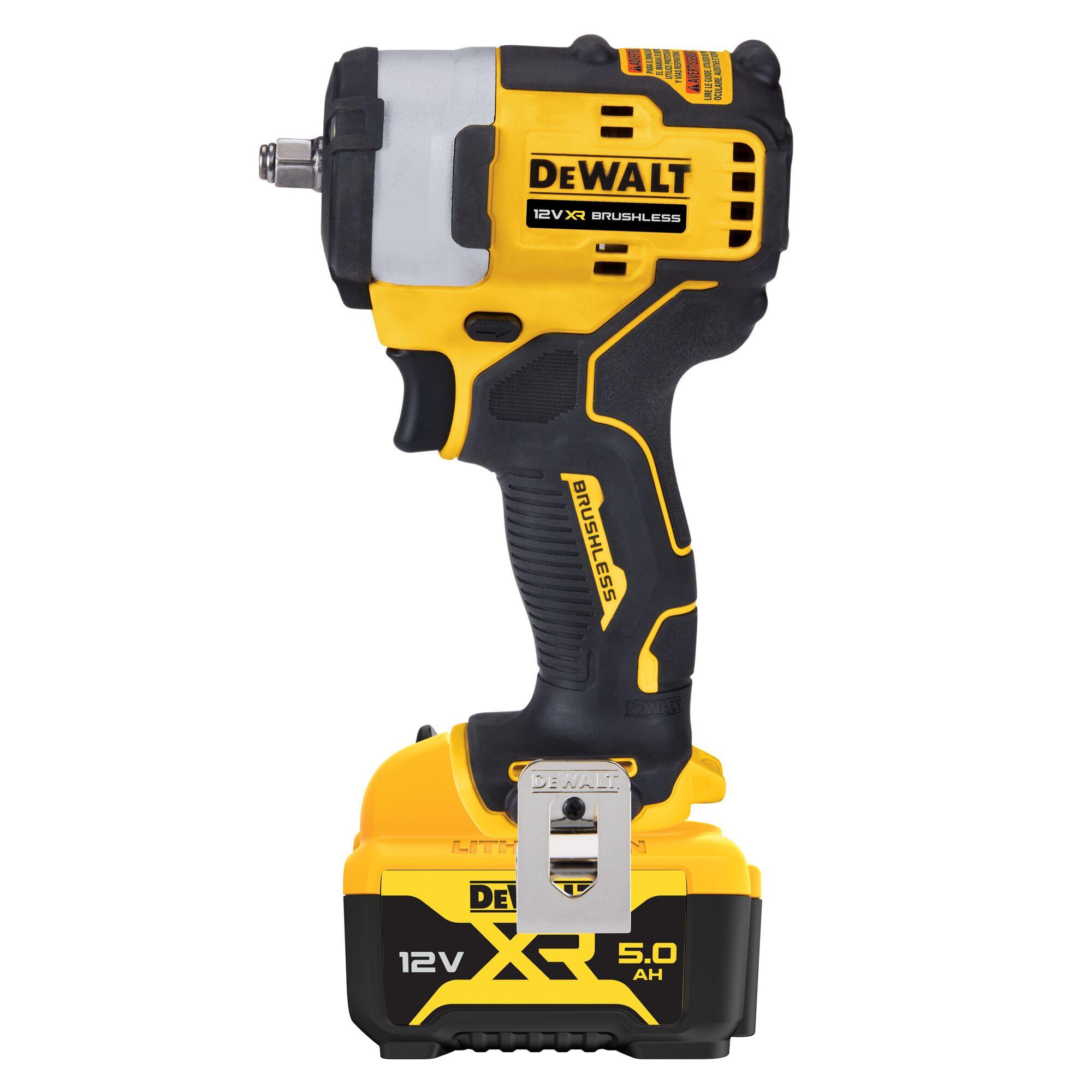 Uťahovač rázový 3/8" krúžok 339Nm 12V 1x5,0Ah bezuhlíkový DEWALT DCF903P1