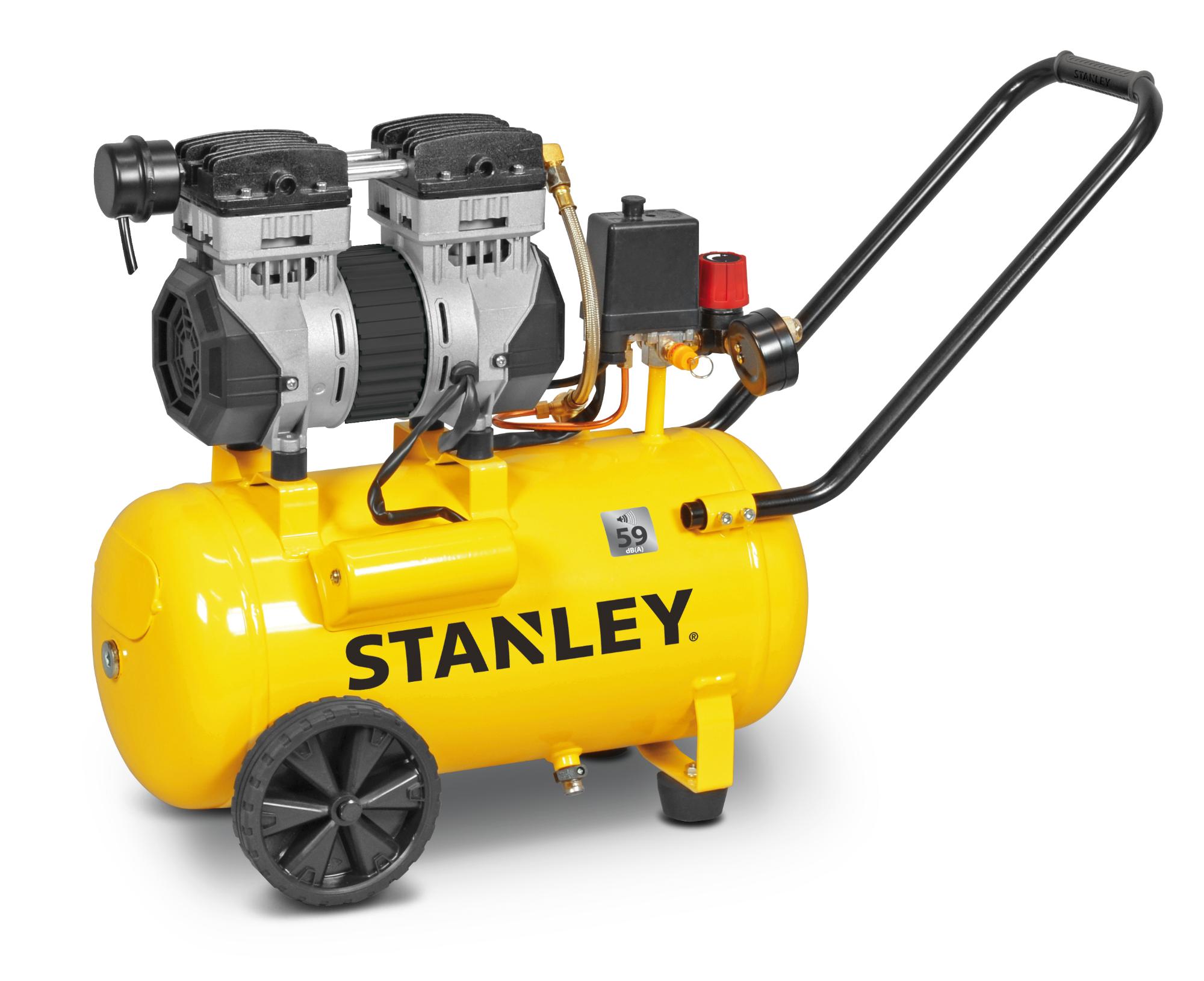 Kompresor tichý bezolejový 24l 59dB(A) STANLEY - Kompresory SXCMS1324HE