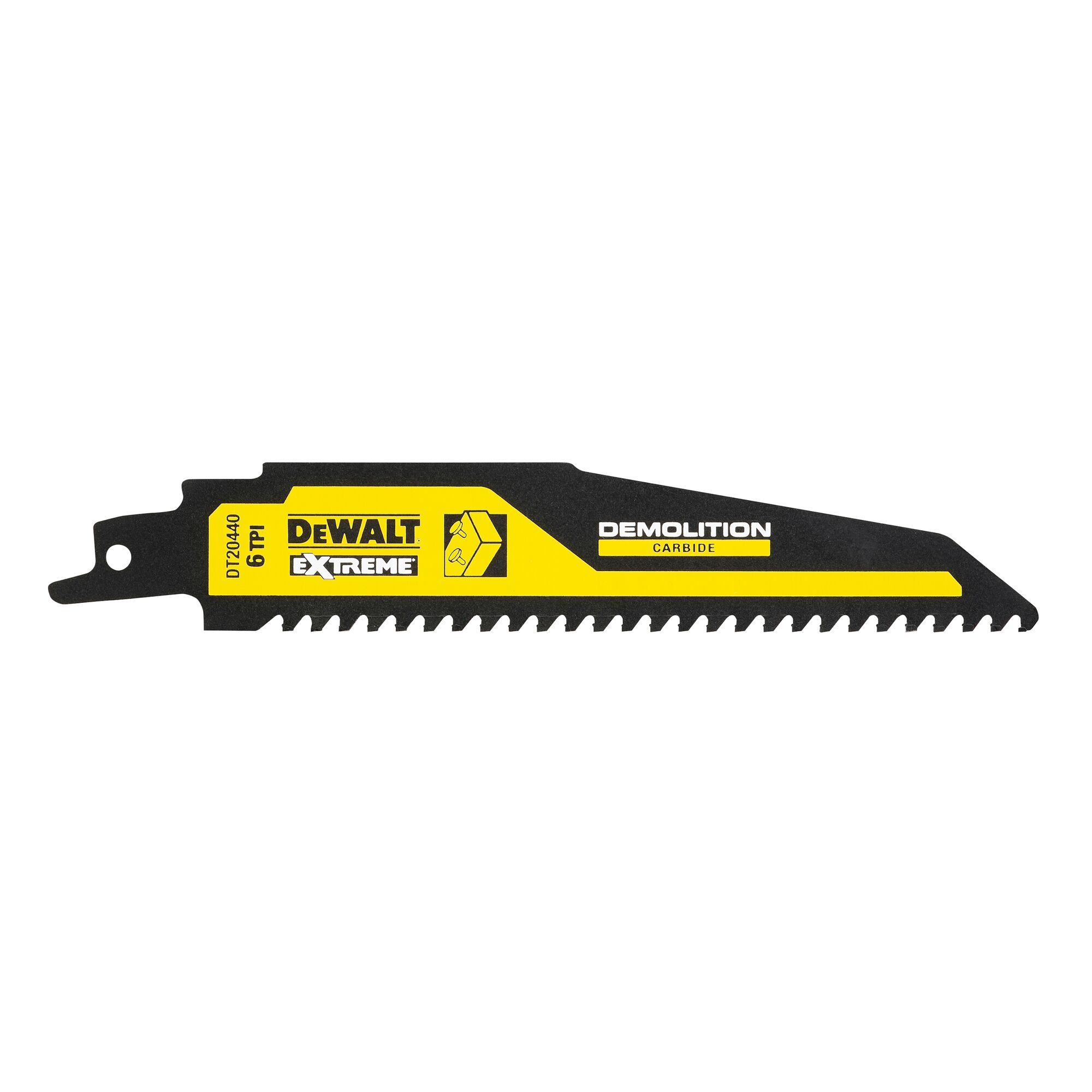 List pílový karbidový na drevo s klincami 152mm 6TPI DEWALT DT20440