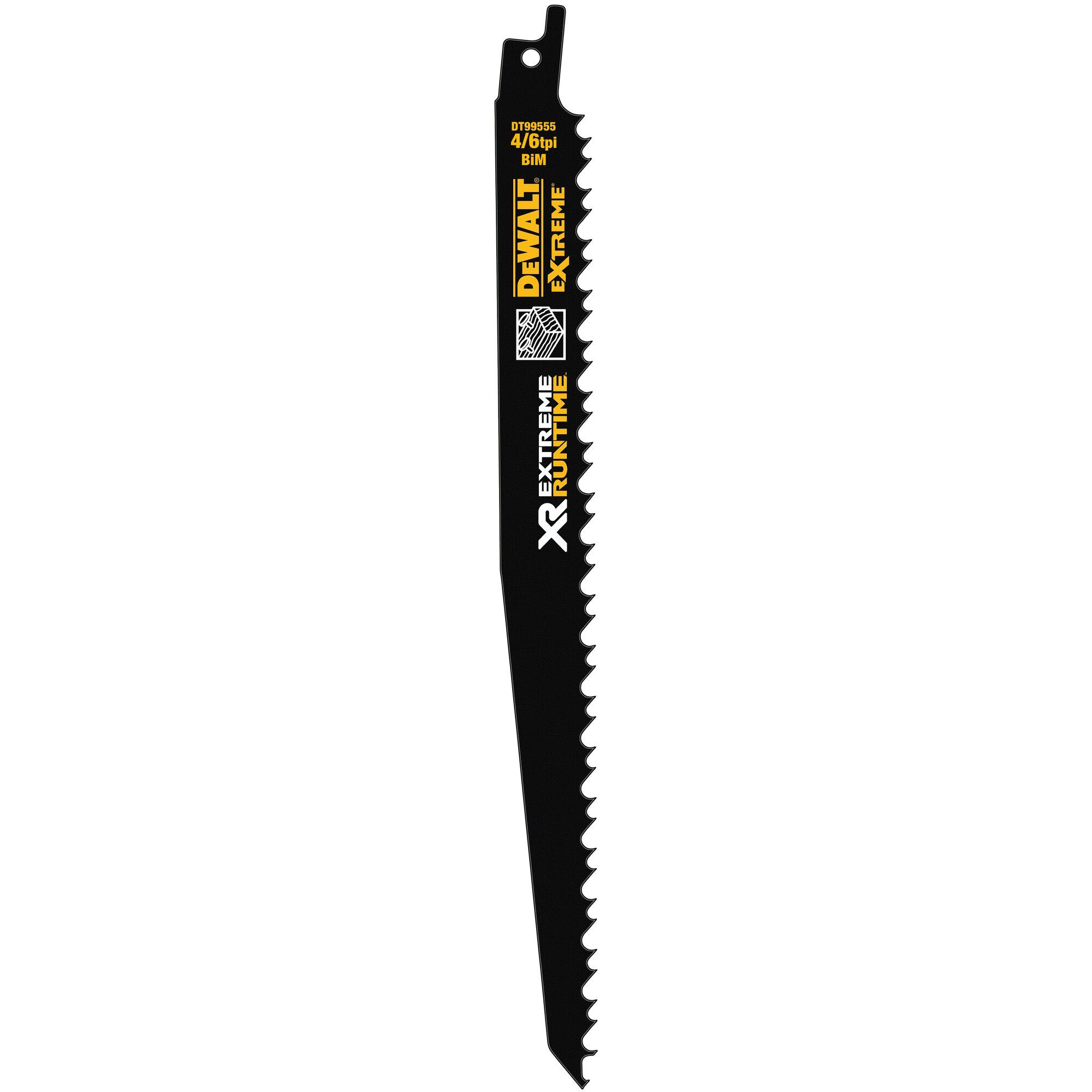 List pílový XR FLEXVOLT na drevo s klincami 152mm 4/6TPI 5ks DEWALT DT99554
