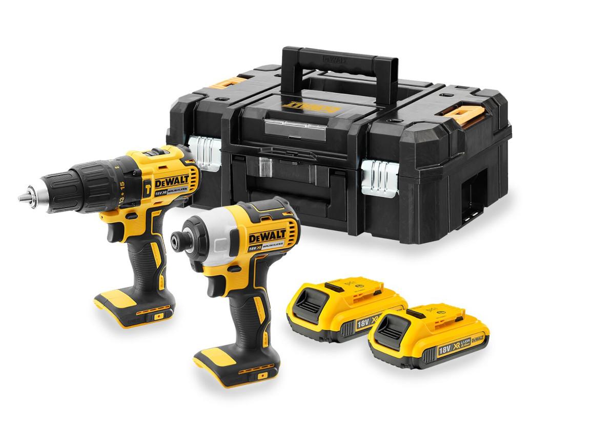 KOMBO SADA 18V 2x2,0Ah (DCD778+DCF787) Tstak II DEWALT DCK2060D2T