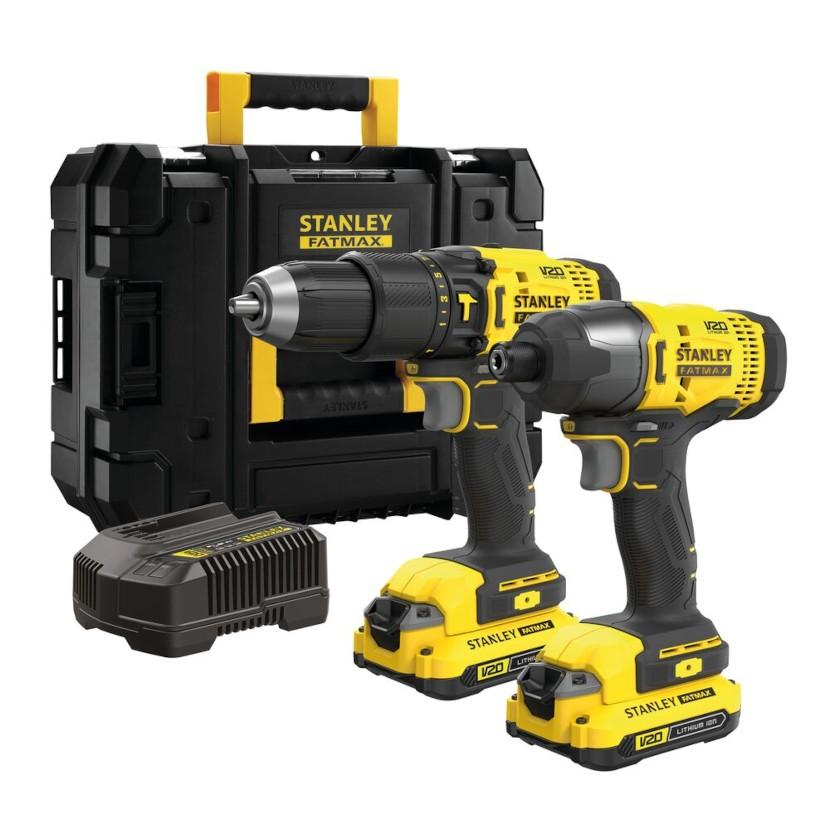 Kombo sada náradia 18V V20 2x2,0Ah Tstak (SFMCD711+SFMCF800) FATMAX SFMCK465D2T