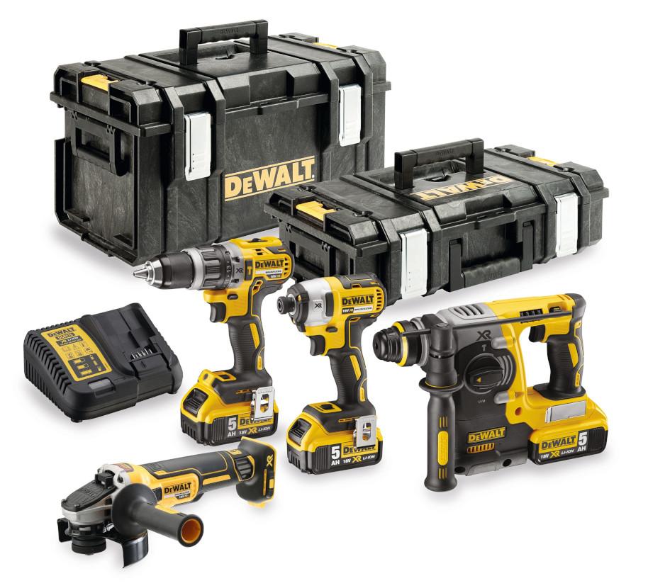 KOMBO SADA 18V 3x5,0Ah (DCH273+DCD796+DCF887+DCG405) Tough DEWALT DCK422P3